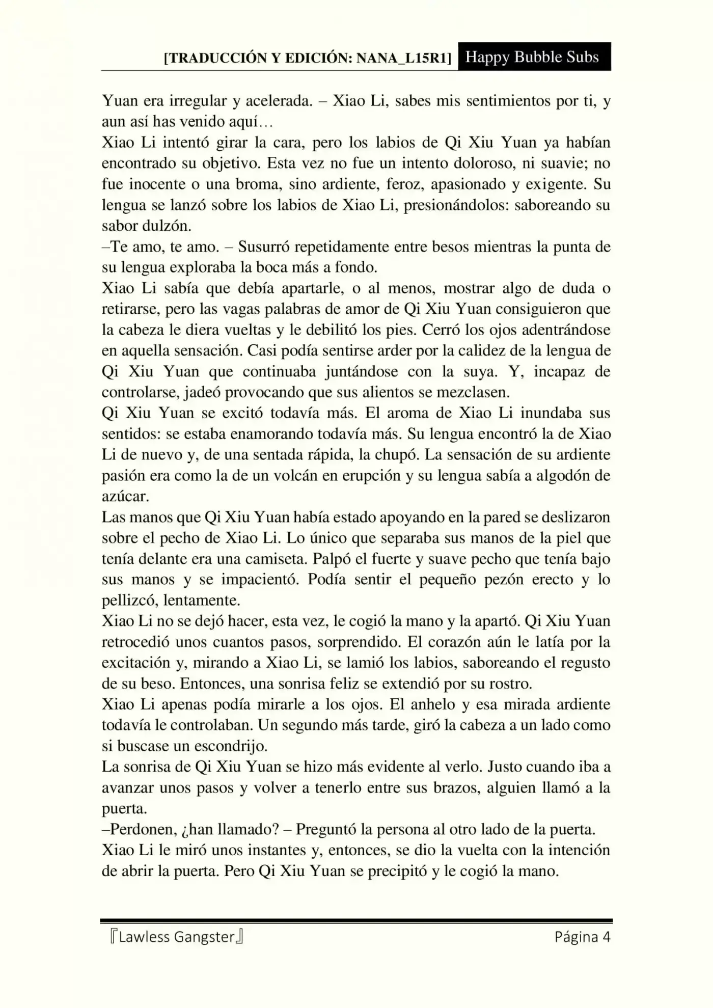 Lawless Gangster (Novela) - Capítulo 39 - Página 4 - LectorTMOo