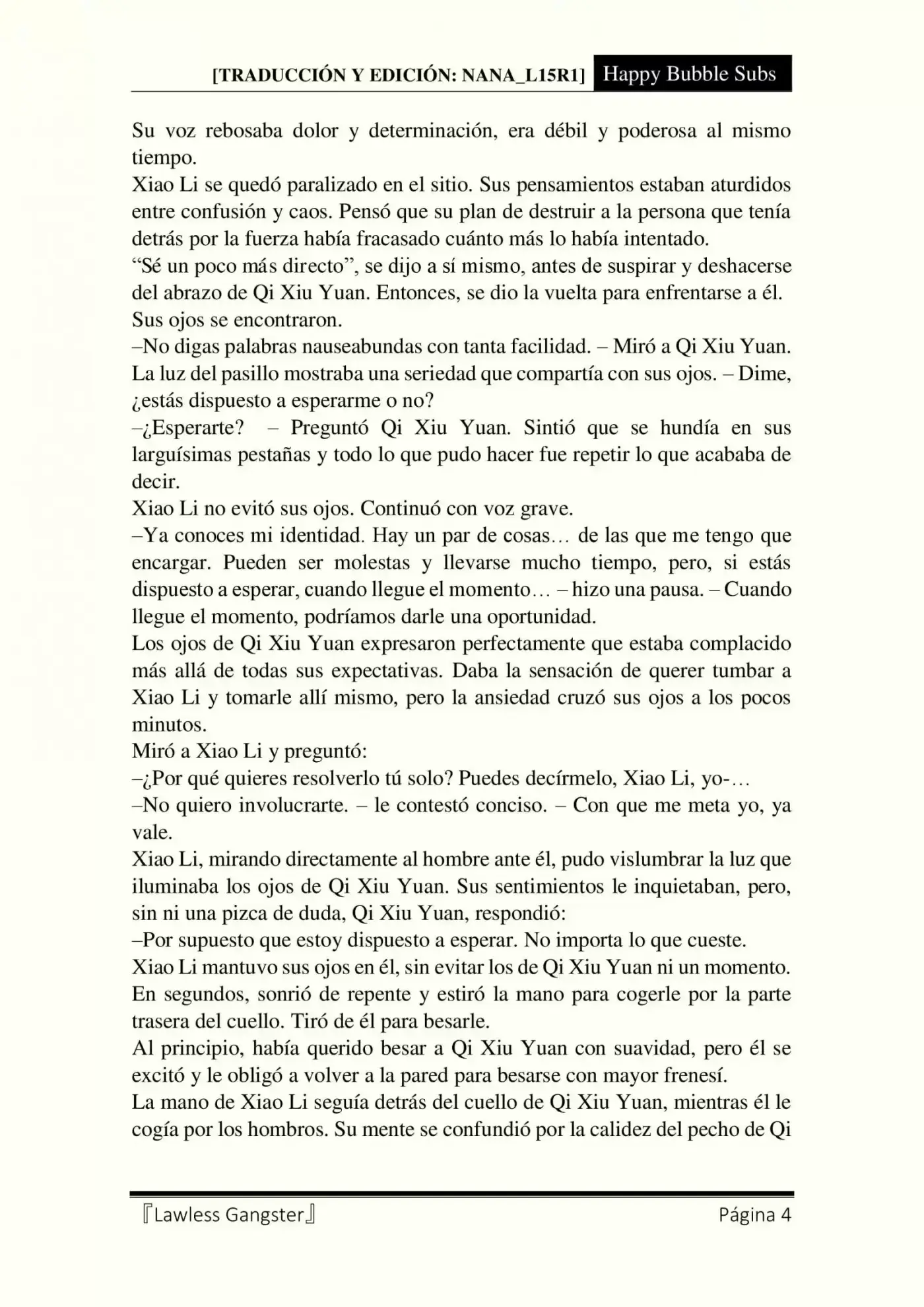 Lawless Gangster (Novela) - Capítulo 41 - Página 4 - LectorTMOo