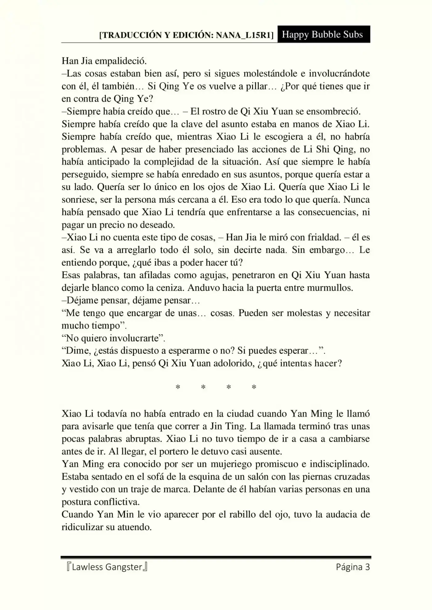 Lawless Gangster (Novela) - Capítulo 42 - Página 3 - LectorTMOo