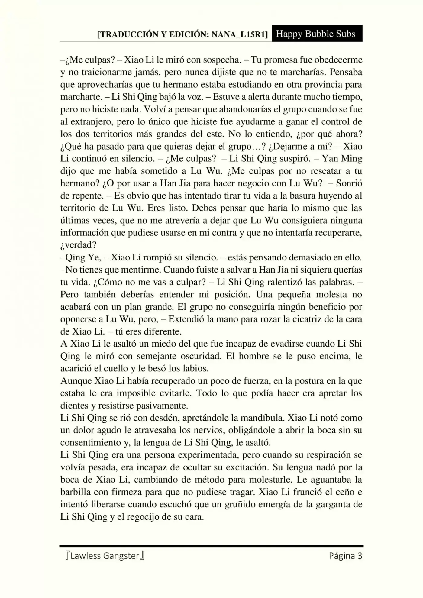 Lawless Gangster (Novela) - Capítulo 45 - Página 3 - LectorTMOo