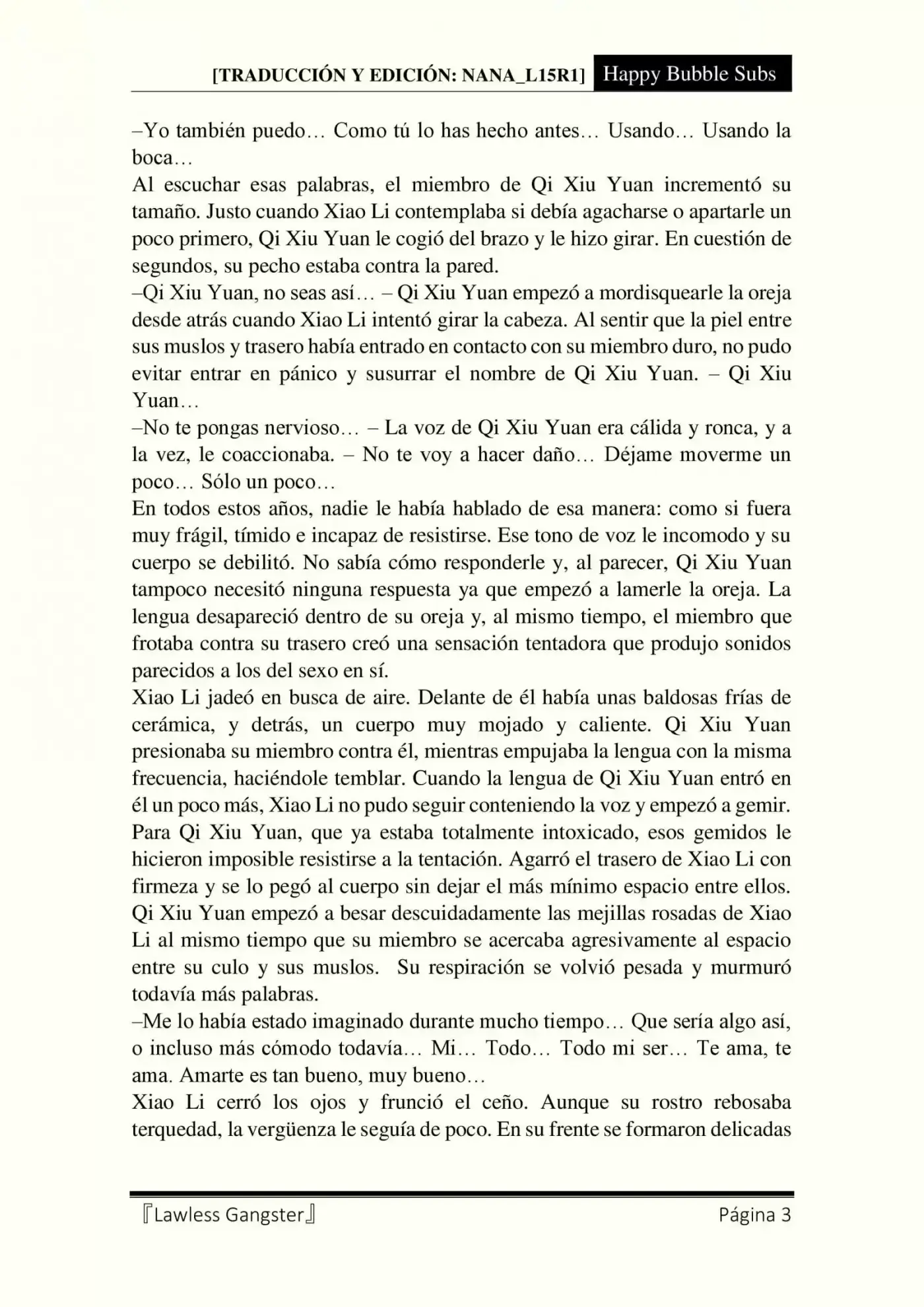 Lawless Gangster (Novela) - Capítulo 48 - Página 3 - LectorTMOo