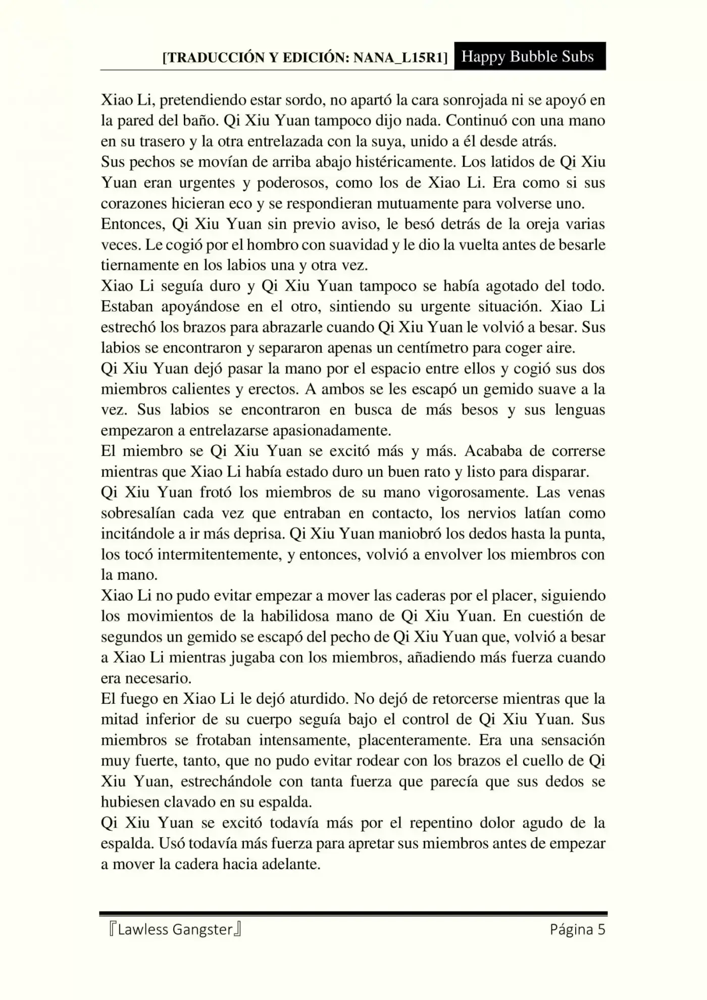 Lawless Gangster (Novela) - Capítulo 48 - Página 5 - LectorTMOo