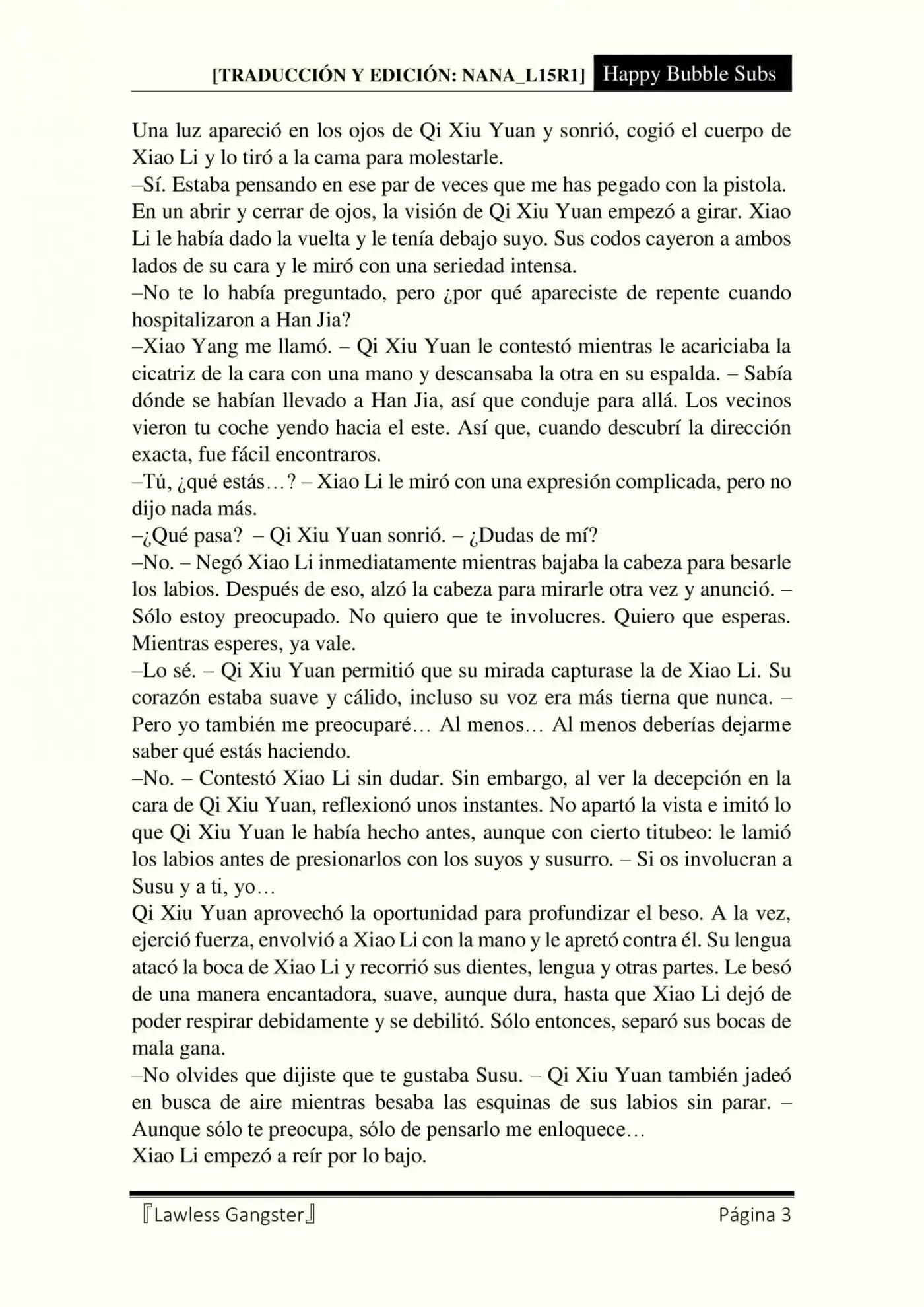 Lawless Gangster (Novela) - Capítulo 49 - Página 3 - LectorTMOo