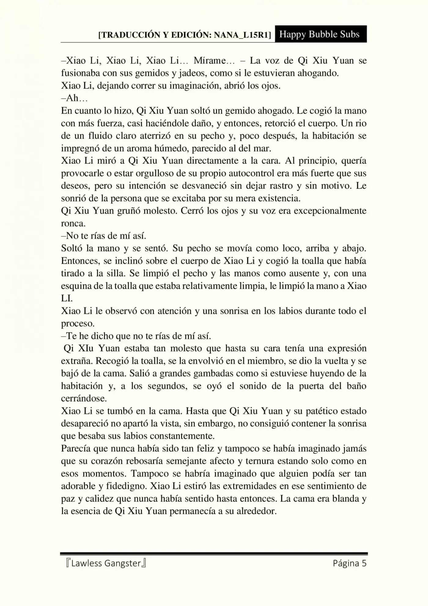 Lawless Gangster (Novela) - Capítulo 50 - Página 5 - LectorTMOo