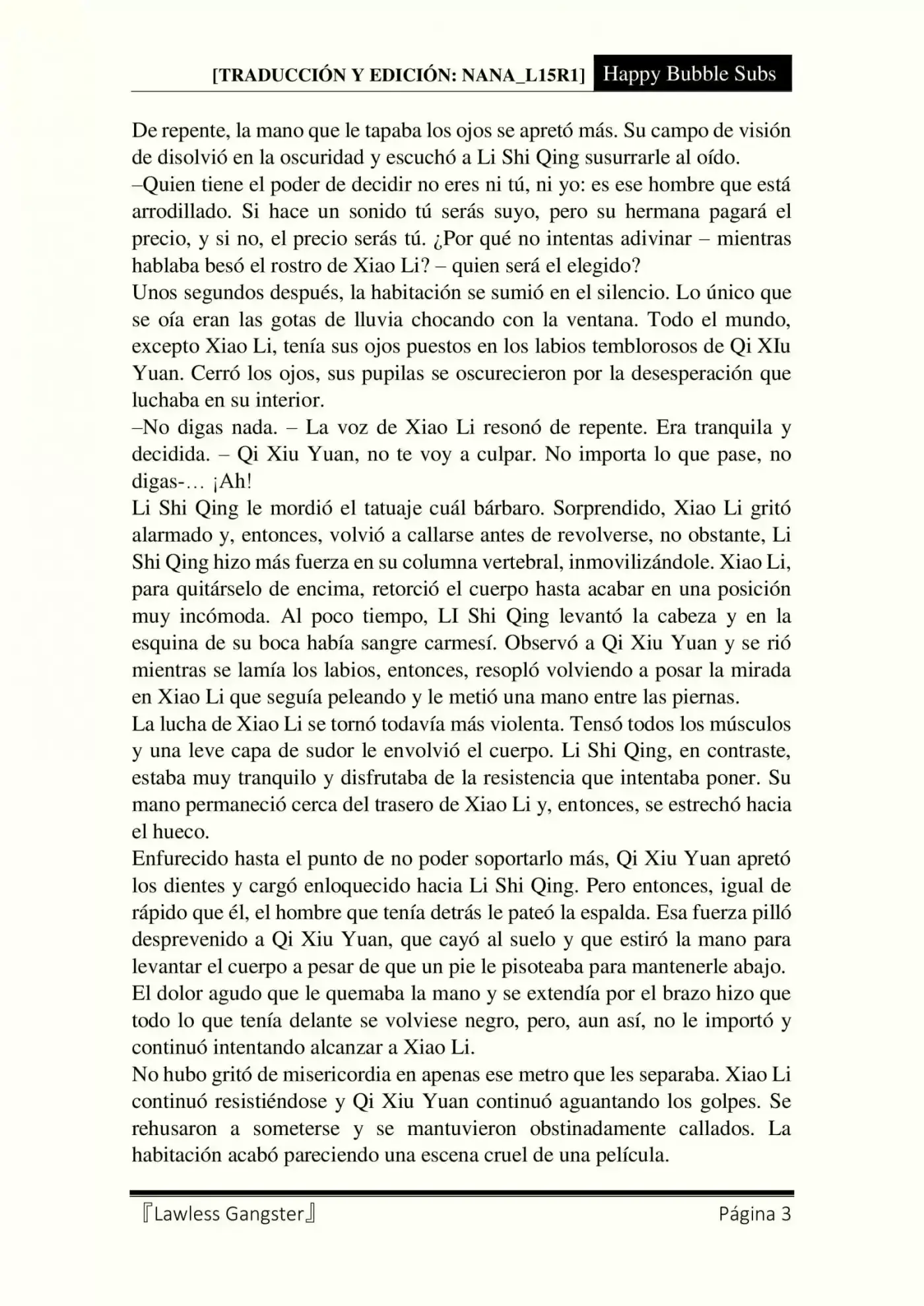 Lawless Gangster (Novela) - Capítulo 53 - Página 3 - LectorTMOo