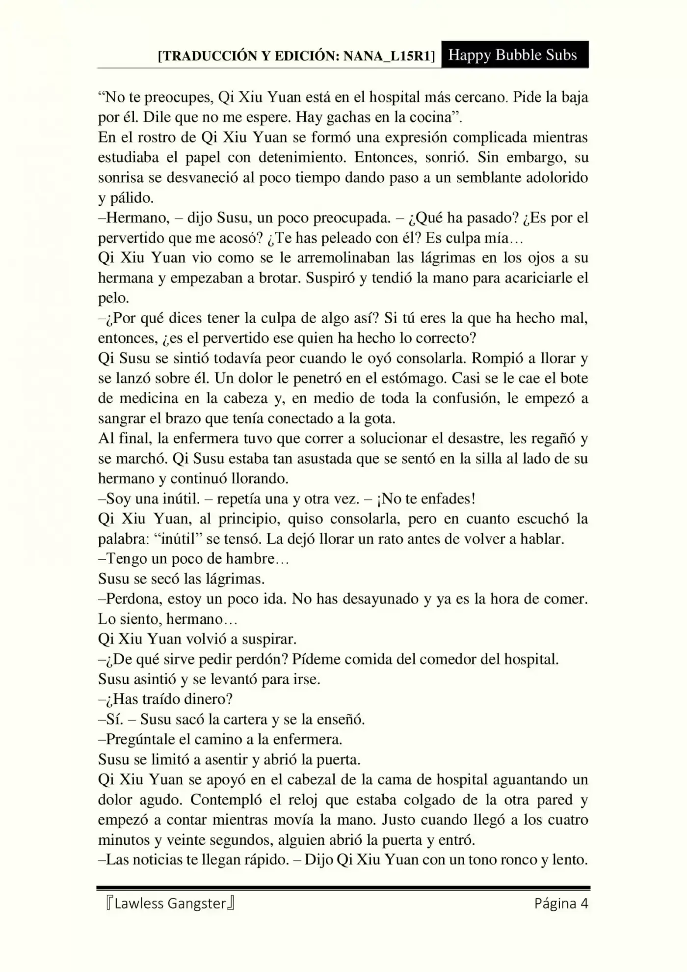 Lawless Gangster (Novela) - Capítulo 57 - Página 4 - LectorTMOo