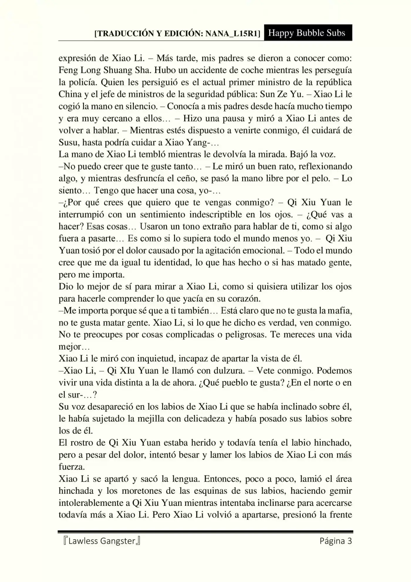 Lawless Gangster (Novela) - Capítulo 61 - Página 3 - LectorTMOo