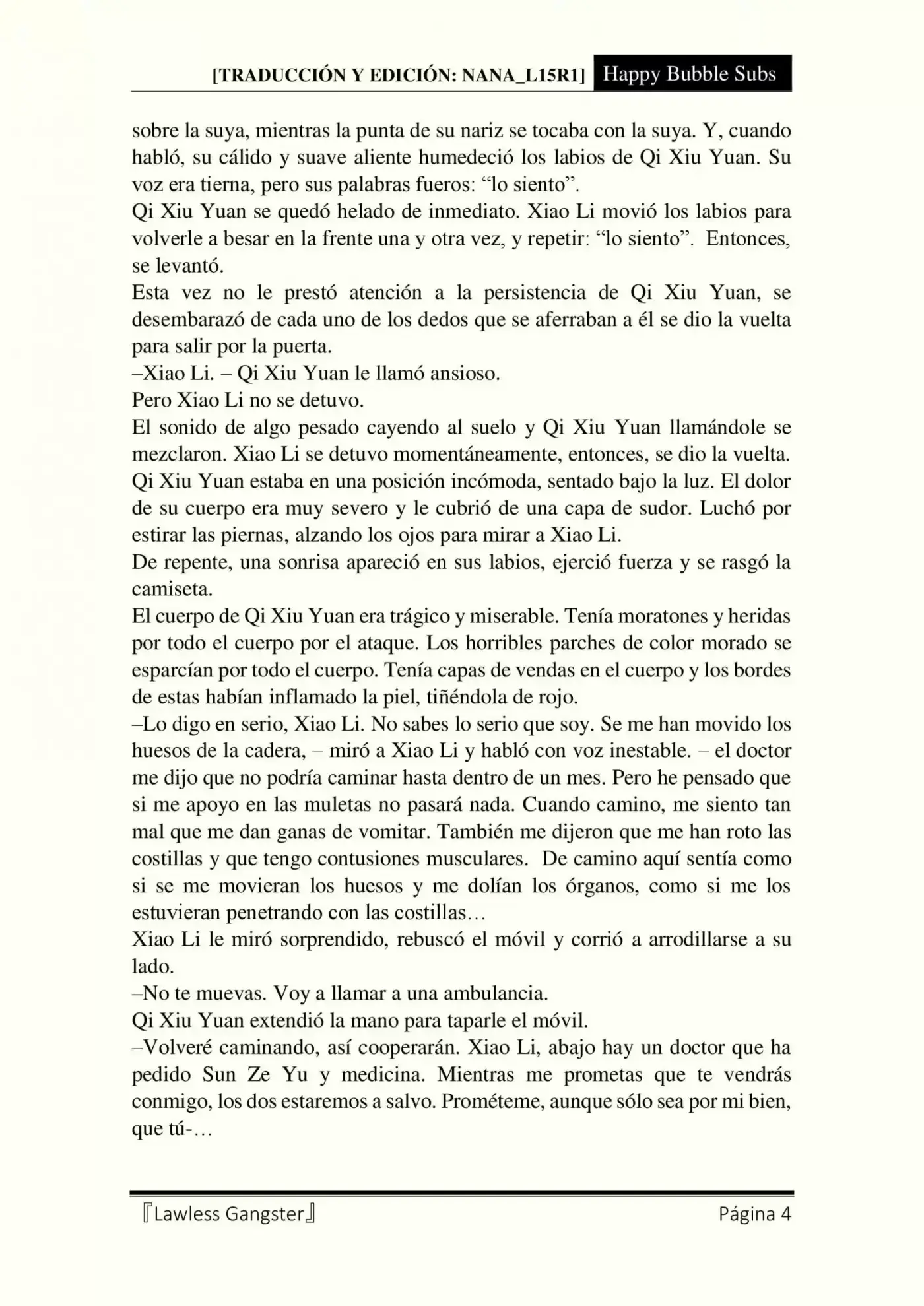Lawless Gangster (Novela) - Capítulo 61 - Página 4 - LectorTMOo