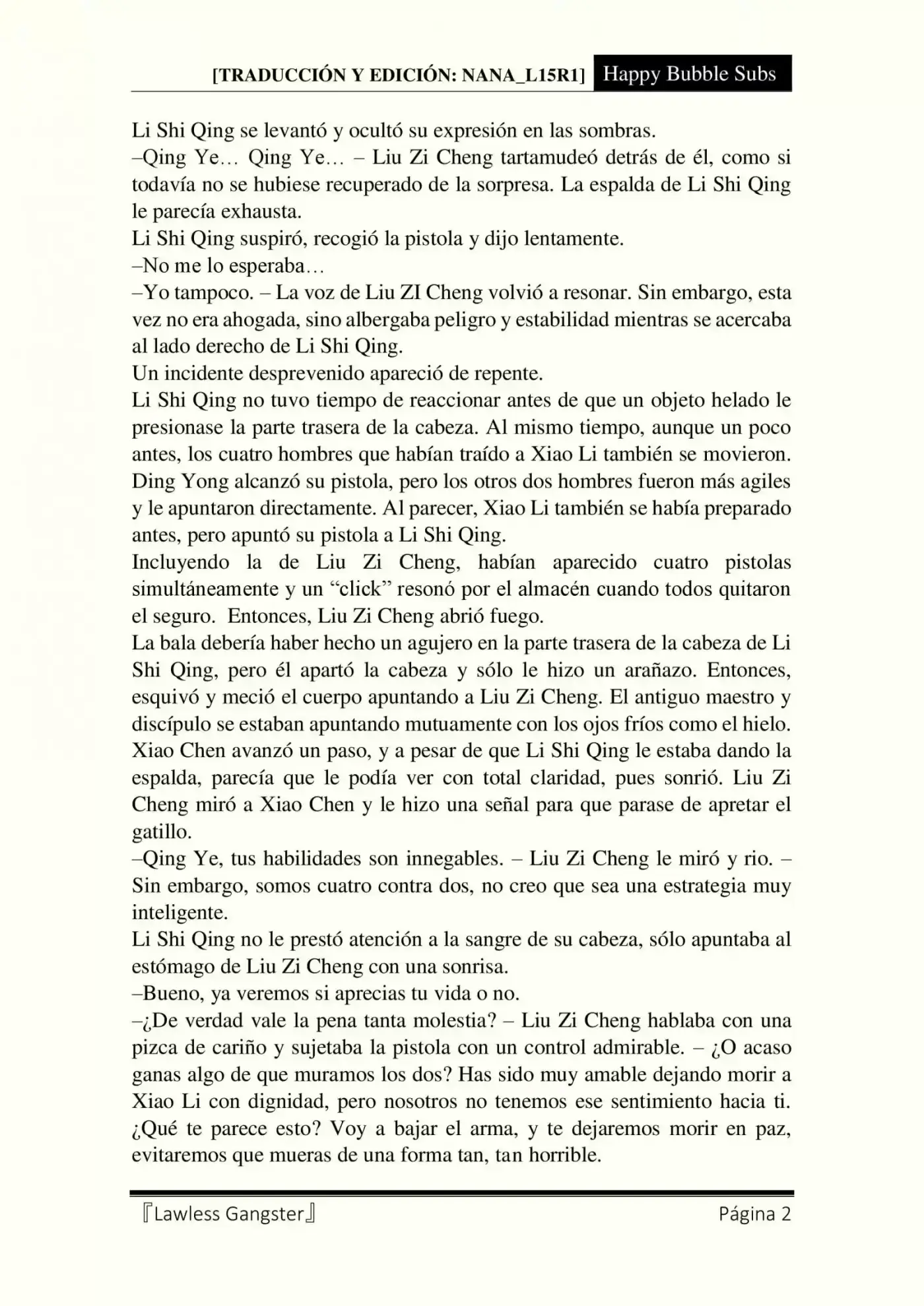 Lawless Gangster (Novela) - Capítulo 63 - Página 2 - LectorTMOo