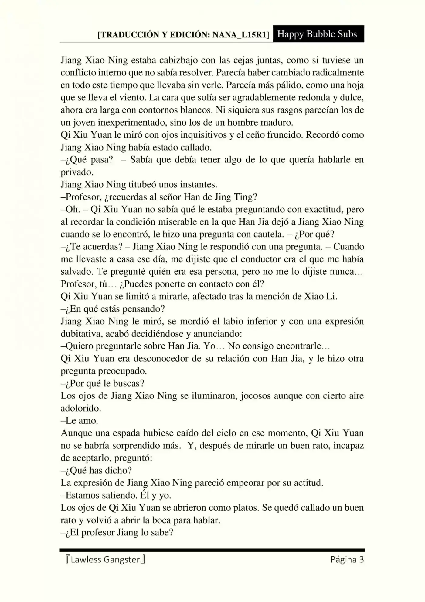 Lawless Gangster (Novela) - Capítulo 65 - Página 3 - LectorTMOo