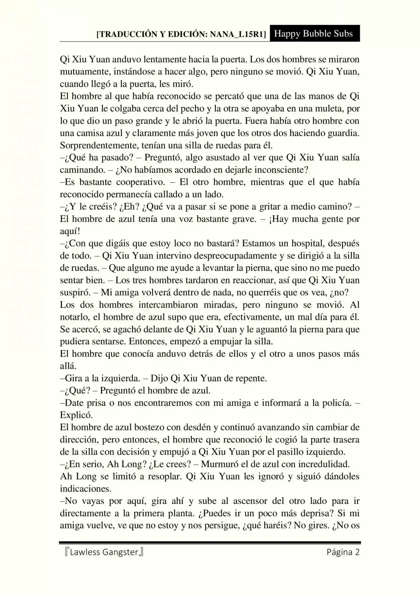 Lawless Gangster (Novela) - Capítulo 66 - Página 2 - LectorTMOo