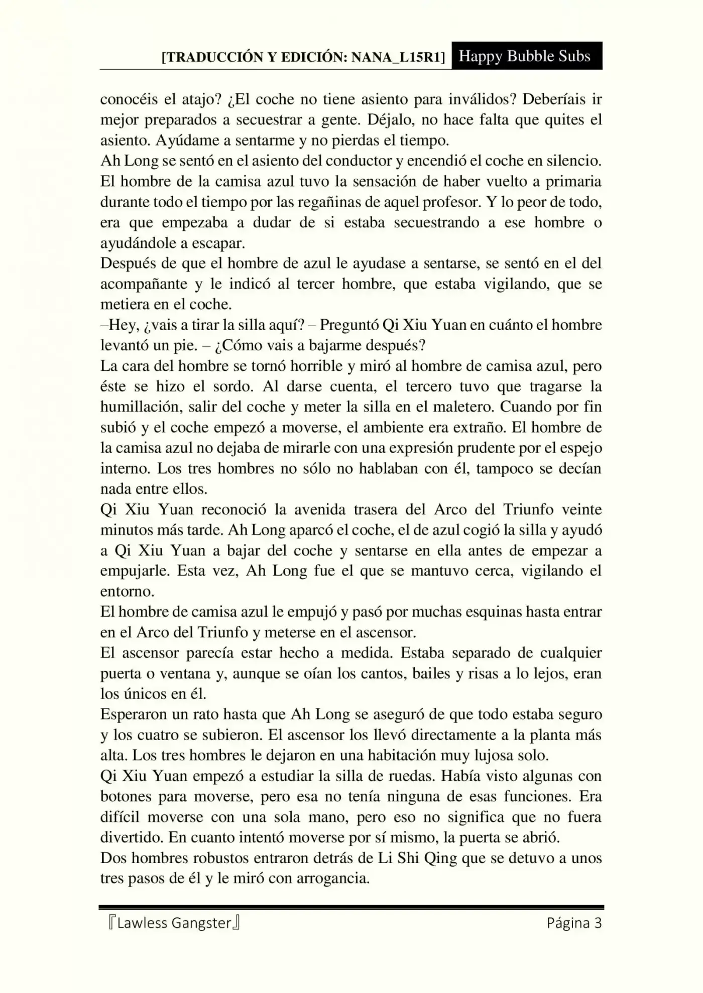 Lawless Gangster (Novela) - Capítulo 66 - Página 3 - LectorTMOo