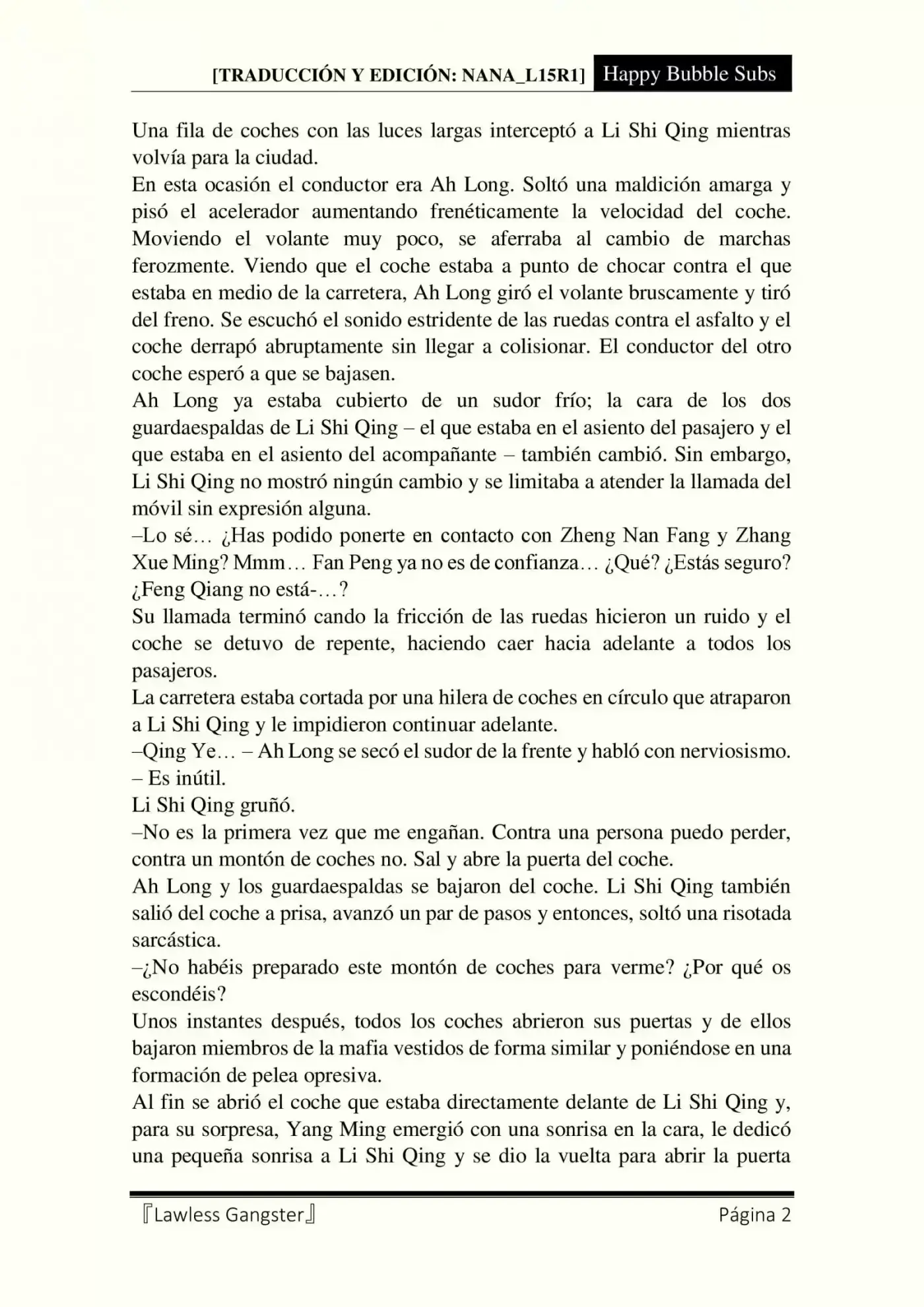 Lawless Gangster (Novela) - Capítulo 75 - Página 2 - LectorTMOo