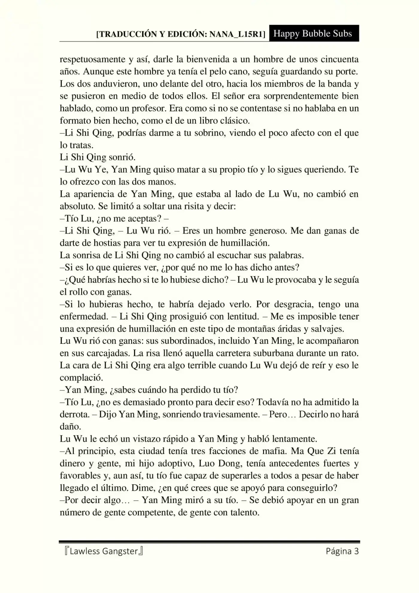 Lawless Gangster (Novela) - Capítulo 75 - Página 3 - LectorTMOo