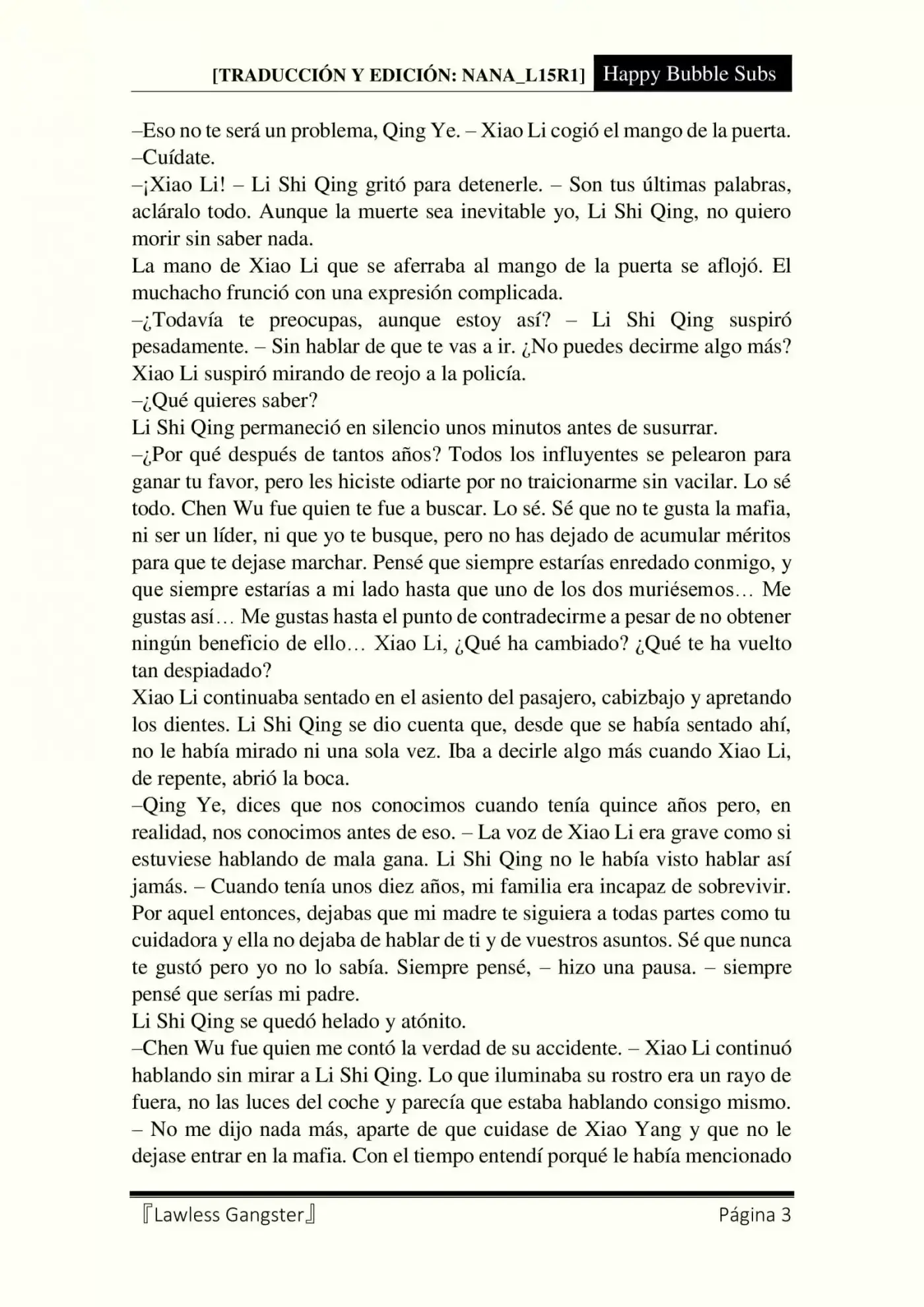 Lawless Gangster (Novela) - Capítulo 78 - Página 3 - LectorTMOo