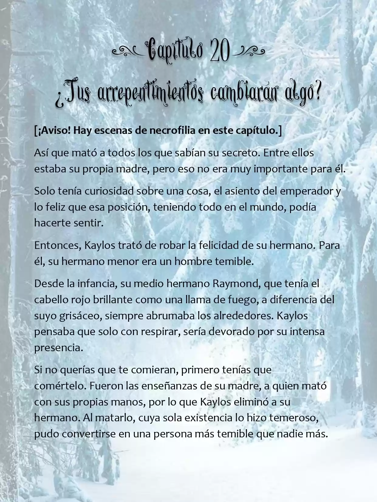 Le Romperé El Cuello A Un Dulce Bastardo (Novela) - Capítulo 20 - Página 2 - LectorTMOo