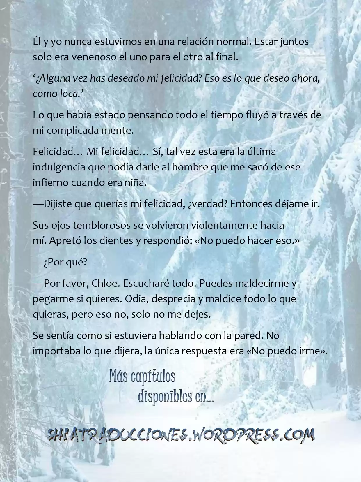Le Romperé El Cuello A Un Dulce Bastardo (Novela) - Capítulo 23 - Página 11 - LectorTMOo