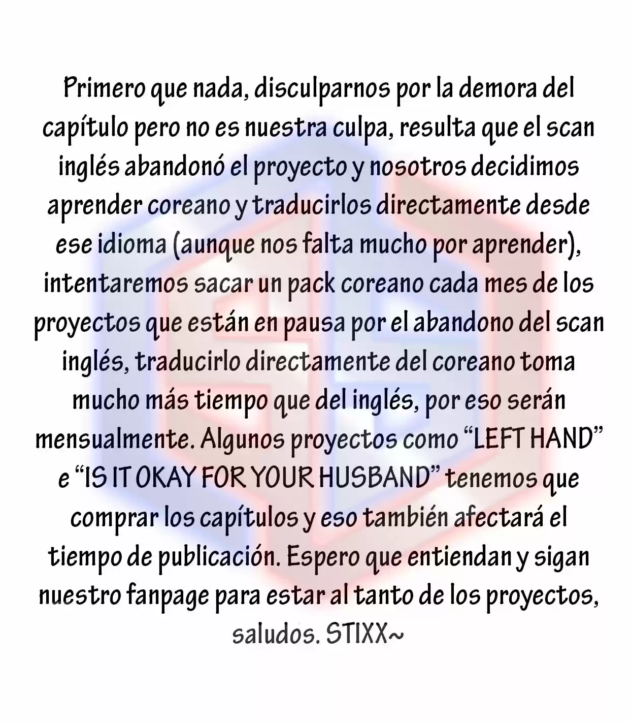 Left Hand - Capítulo 7 - Página 1 - LectorTMOo