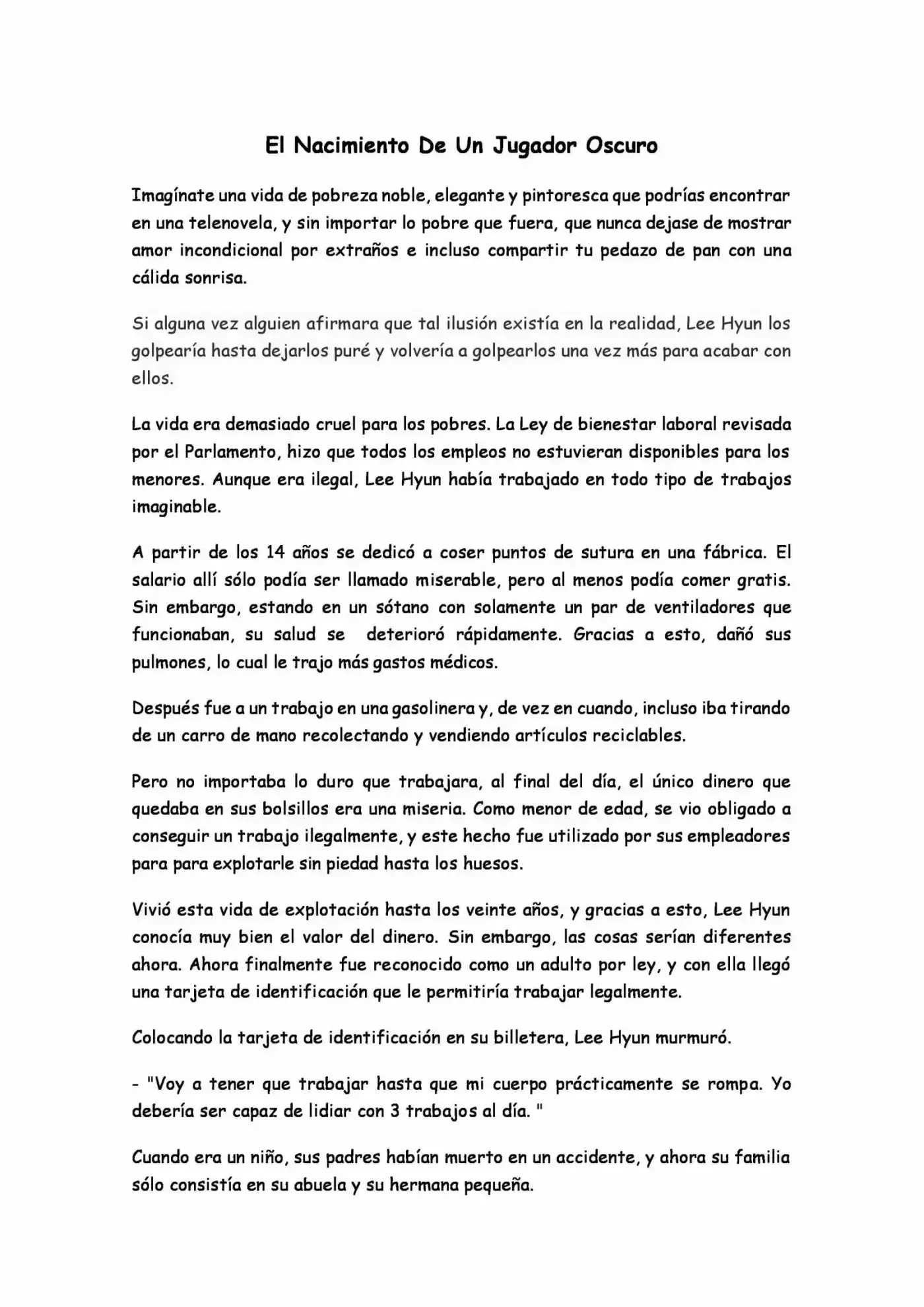 Legendario Escultor De La Luz Lunar (Novela) - Capítulo 1 - Página 1 - LectorTMOo