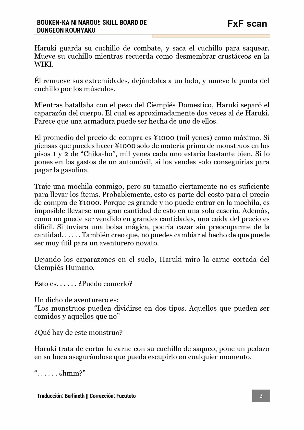 Let's Be An Adventurer! ~Defeating Dungeons With A Skill Board~ (Novela) - Capítulo 3 - Página 4 - LectorTMOo