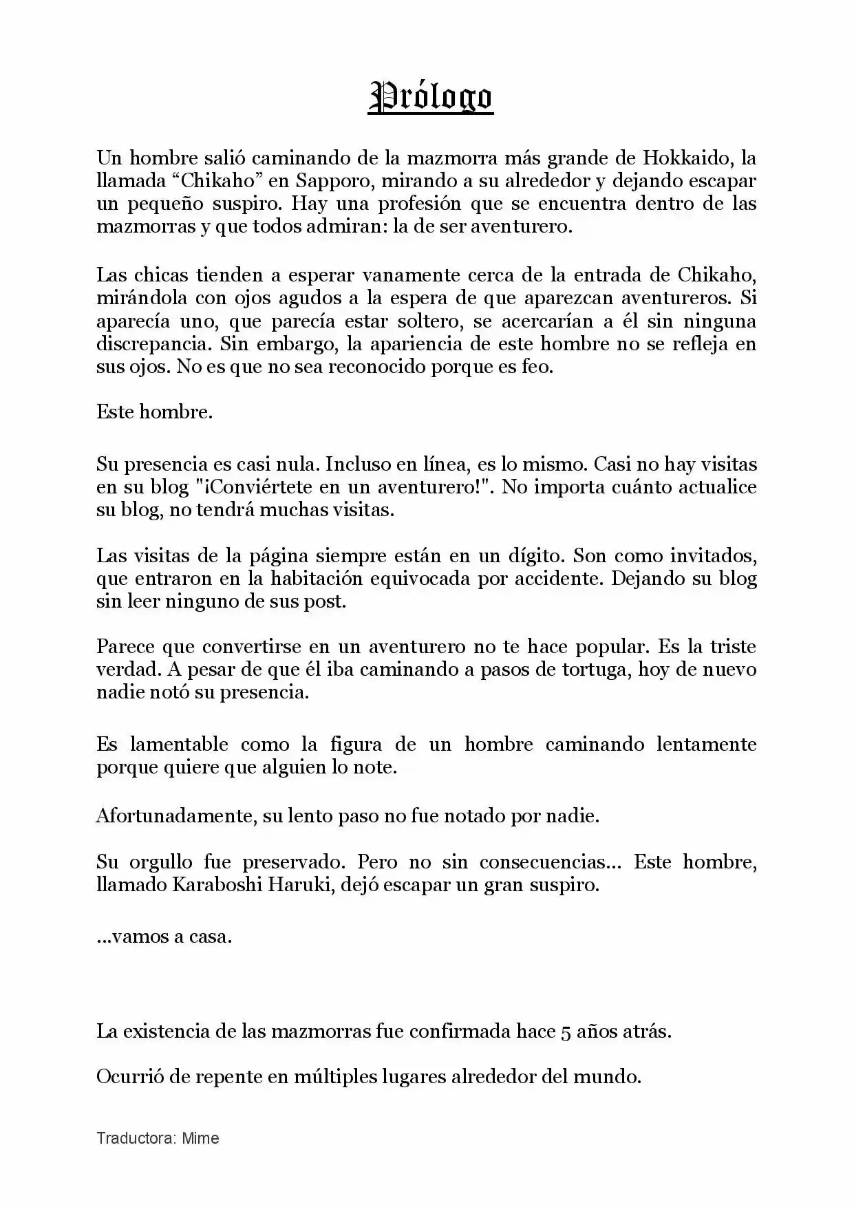 Let's Be An Adventurer! ~Defeating Dungeons With A Skill Board~ (Web Novel) (Novela) - Capítulo - Página 2 - LectorTMOo