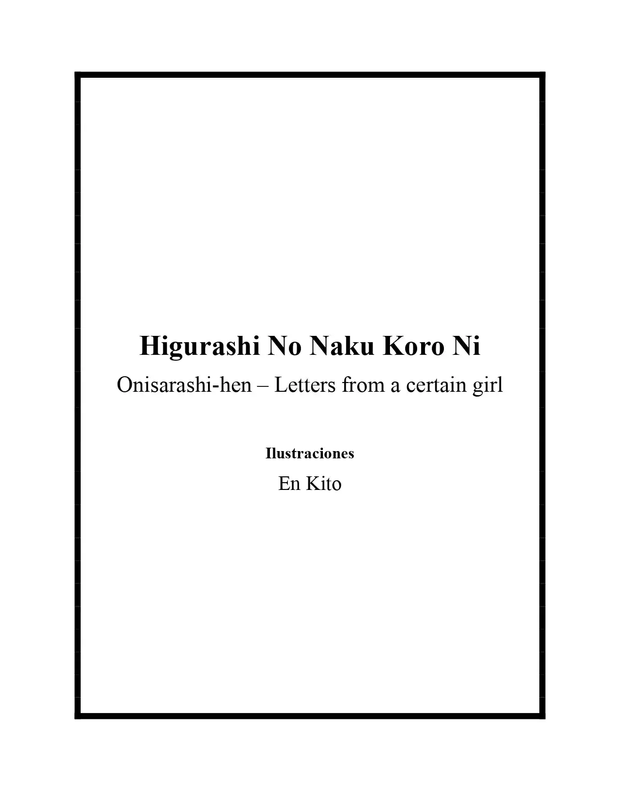 Letters From A Certain Girl (Novela) - Capítulo 1 - Página 1 - LectorTMOo