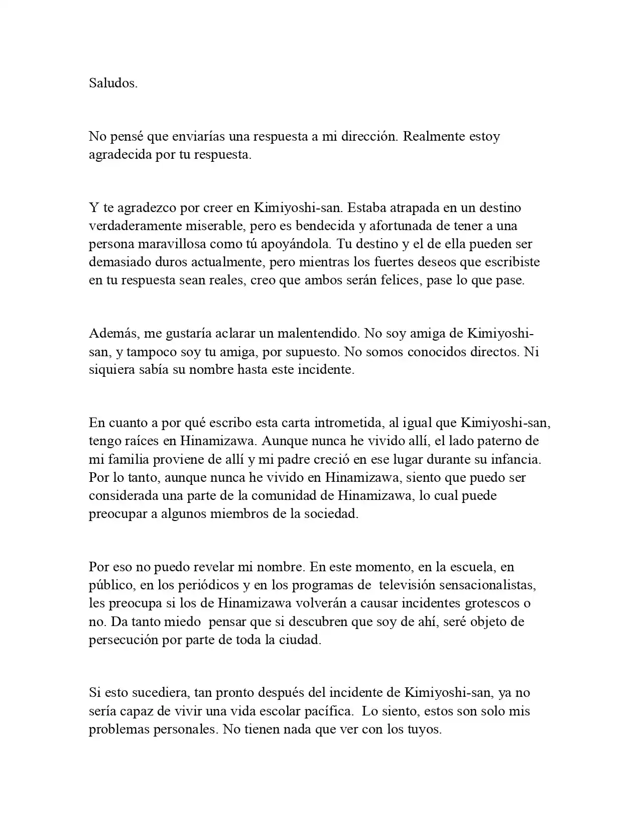 Letters From A Certain Girl (Novela) - Capítulo 1 - Página 5 - LectorTMOo