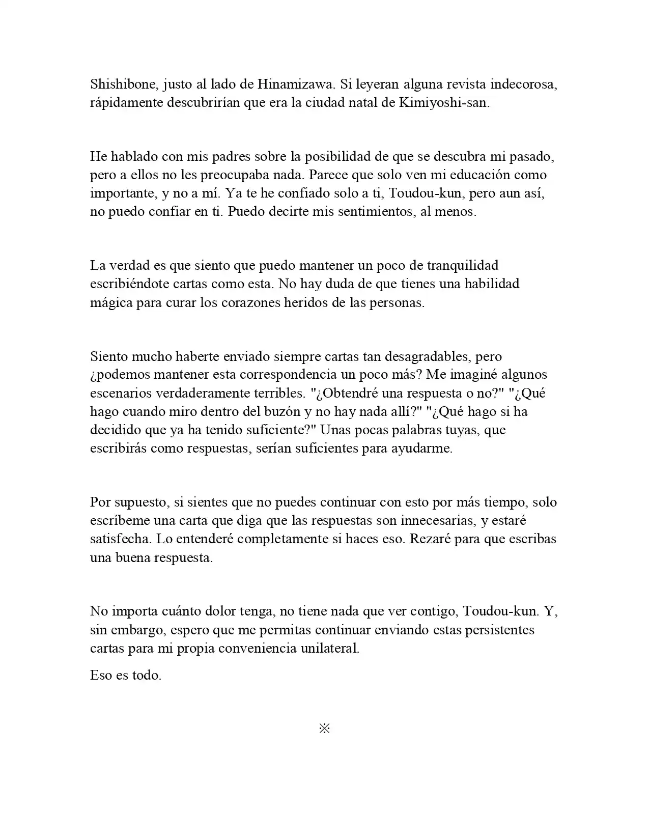 Letters From A Certain Girl (Novela) - Capítulo 1 - Página 9 - LectorTMOo