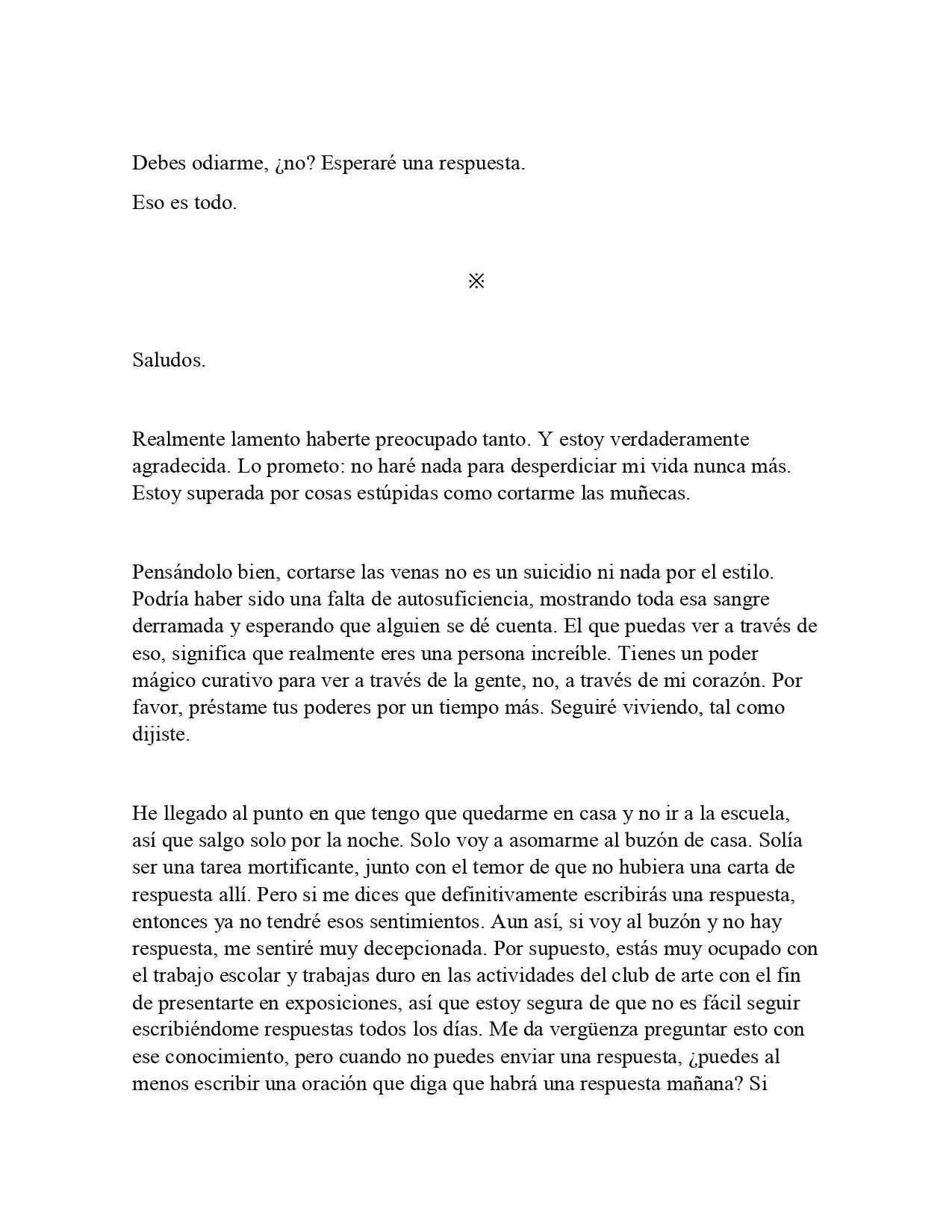 Letters From A Certain Girl (Novela) - Capítulo 1 - Página 11 - LectorTMOo