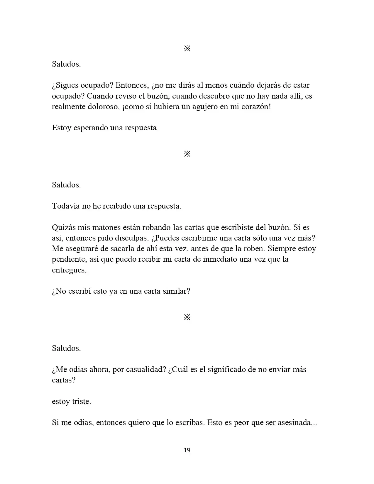 Letters From A Certain Girl (Novela) - Capítulo 1 - Página 16 - LectorTMOo