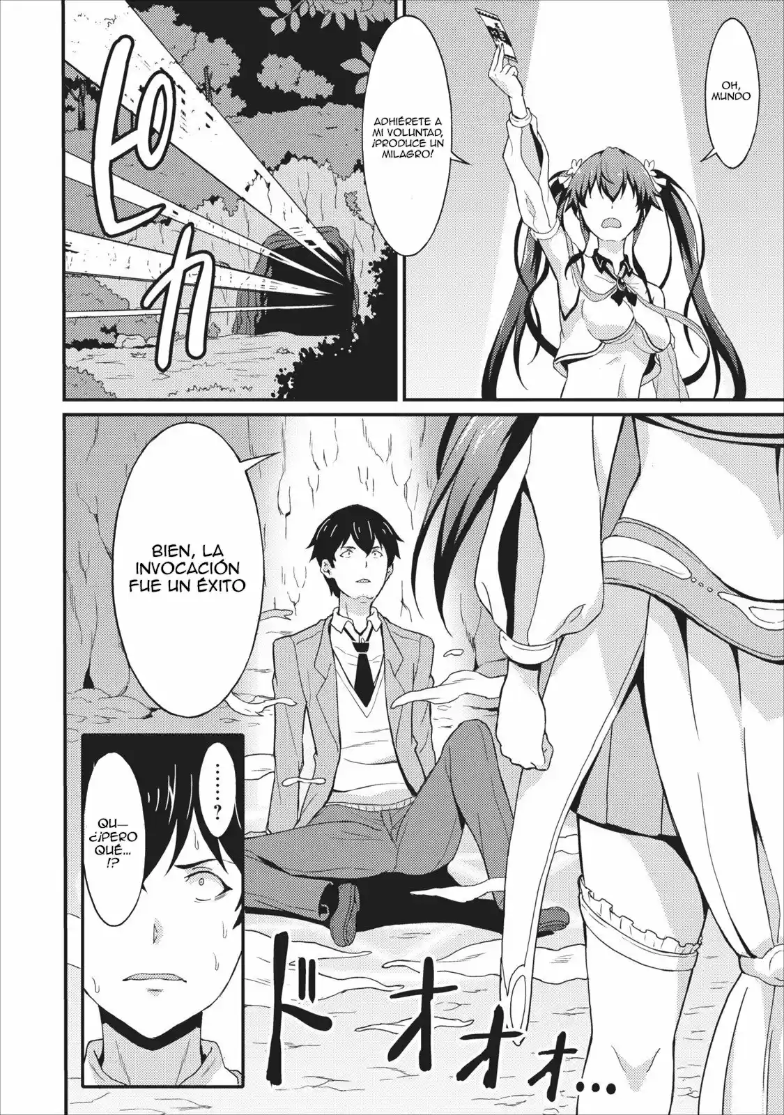LEVEL UP JUST BY EATING! ~I'M PEERLESS IN ANOTHER WORLD WITH A USELESS GODDESS~ - Capítulo 1 - Página 4 - LectorTMOo