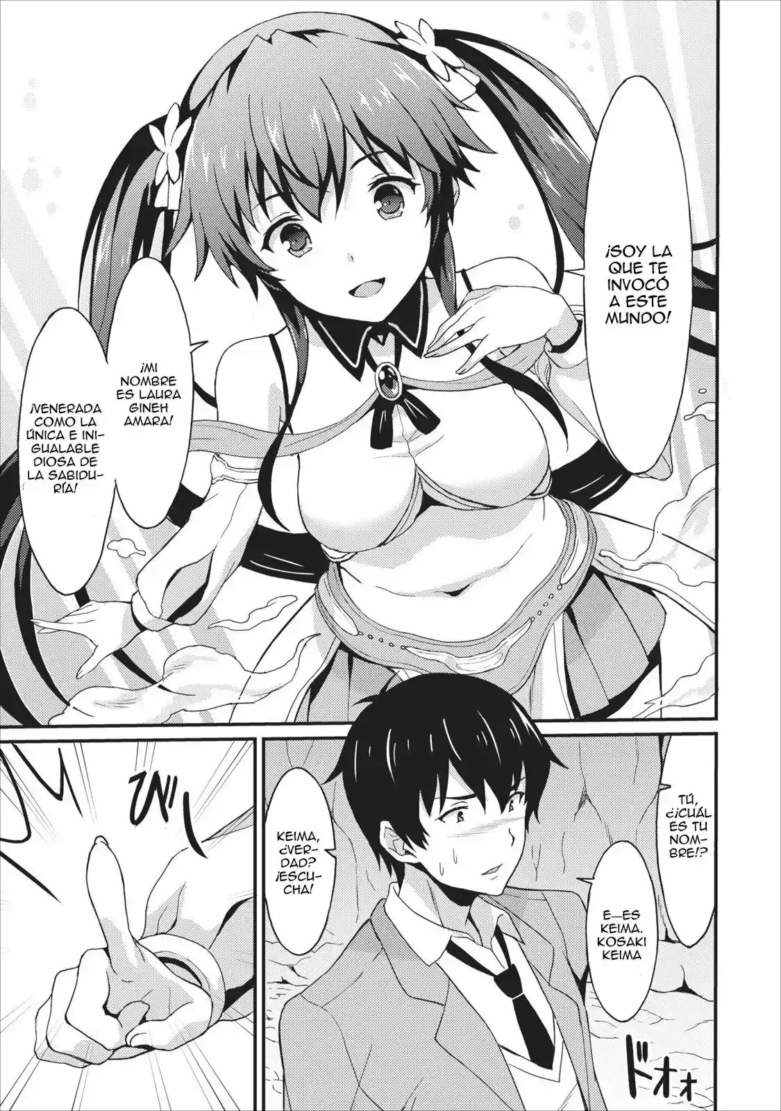LEVEL UP JUST BY EATING! ~I'M PEERLESS IN ANOTHER WORLD WITH A USELESS GODDESS~ - Capítulo 1 - Página 5 - LectorTMOo