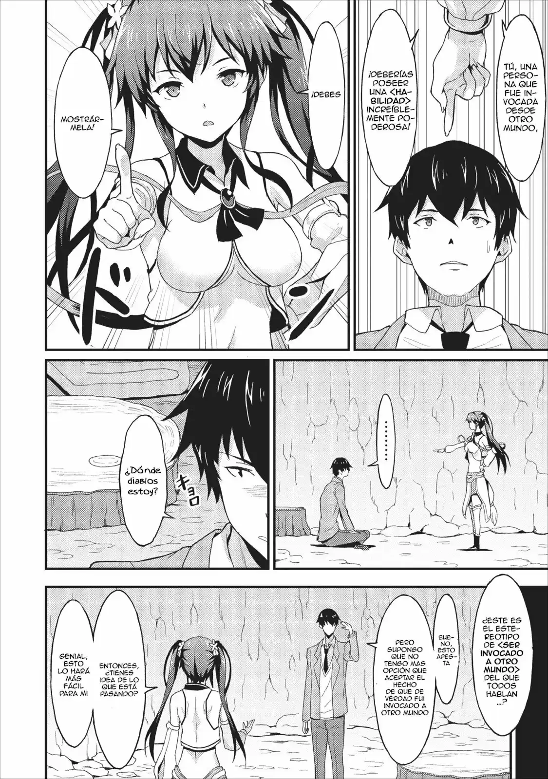 LEVEL UP JUST BY EATING! ~I'M PEERLESS IN ANOTHER WORLD WITH A USELESS GODDESS~ - Capítulo 1 - Página 6 - LectorTMOo