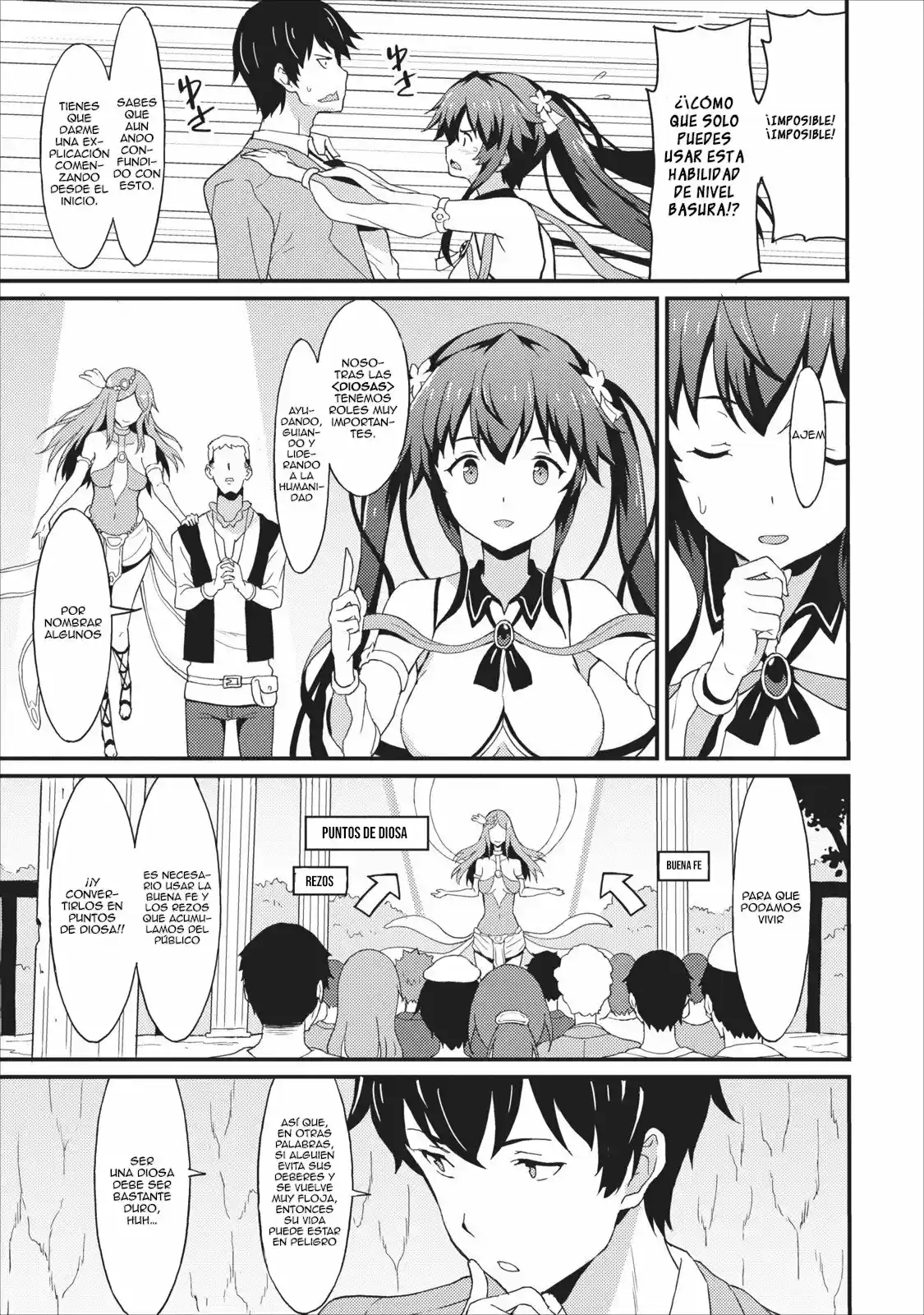 LEVEL UP JUST BY EATING! ~I'M PEERLESS IN ANOTHER WORLD WITH A USELESS GODDESS~ - Capítulo 1 - Página 11 - LectorTMOo