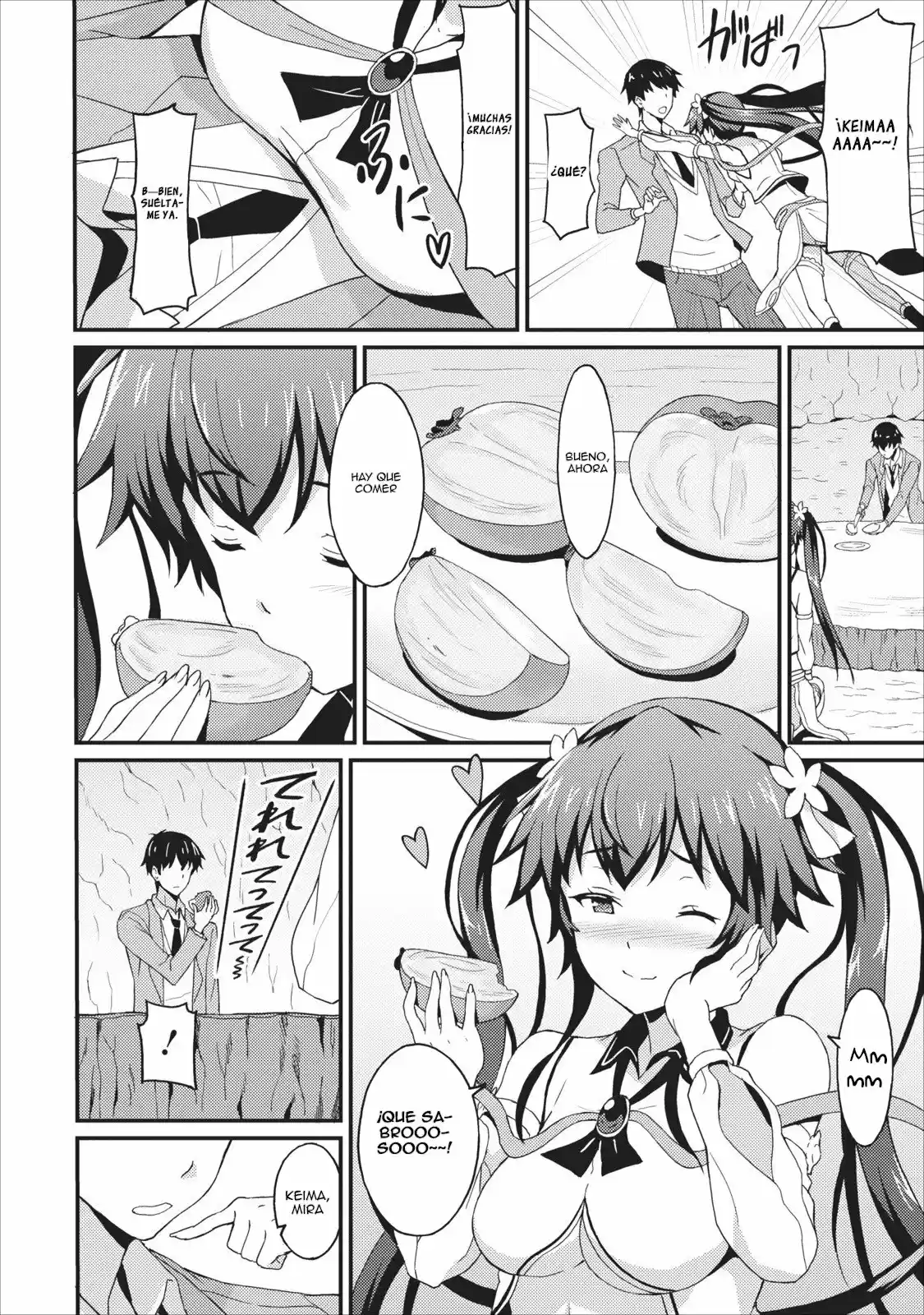 LEVEL UP JUST BY EATING! ~I'M PEERLESS IN ANOTHER WORLD WITH A USELESS GODDESS~ - Capítulo 1 - Página 22 - LectorTMOo
