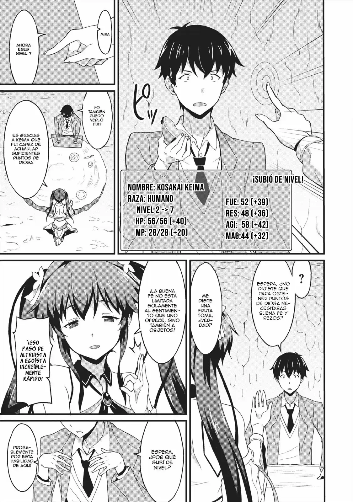 LEVEL UP JUST BY EATING! ~I'M PEERLESS IN ANOTHER WORLD WITH A USELESS GODDESS~ - Capítulo 1 - Página 23 - LectorTMOo