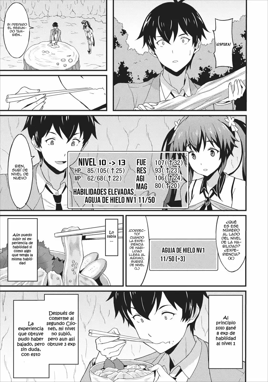 LEVEL UP JUST BY EATING! ~I'M PEERLESS IN ANOTHER WORLD WITH A USELESS GODDESS~ - Capítulo 1 - Página 39 - LectorTMOo