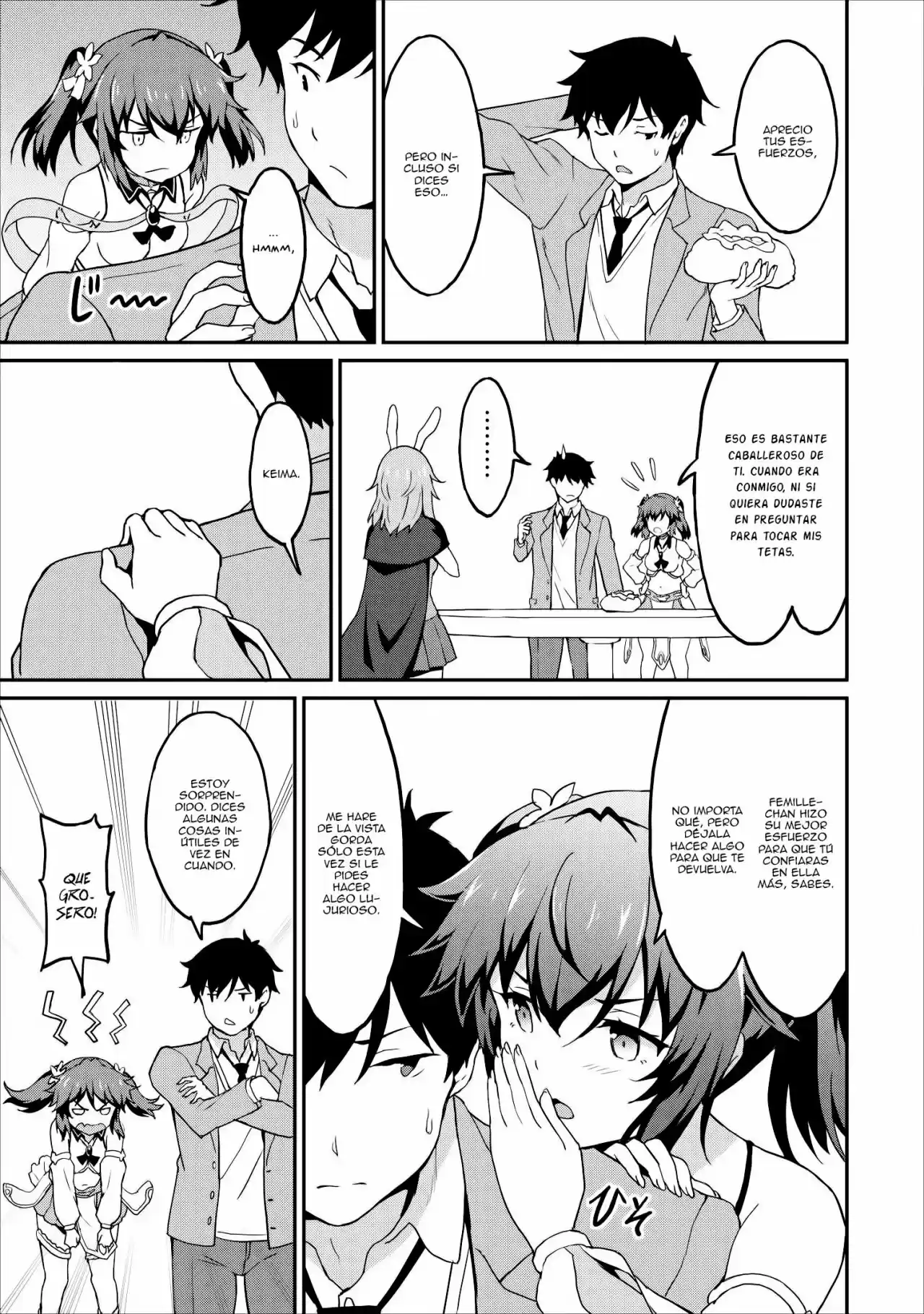 LEVEL UP JUST BY EATING! ~I'M PEERLESS IN ANOTHER WORLD WITH A USELESS GODDESS~ - Capítulo 12 - Página 25 - LectorTMOo