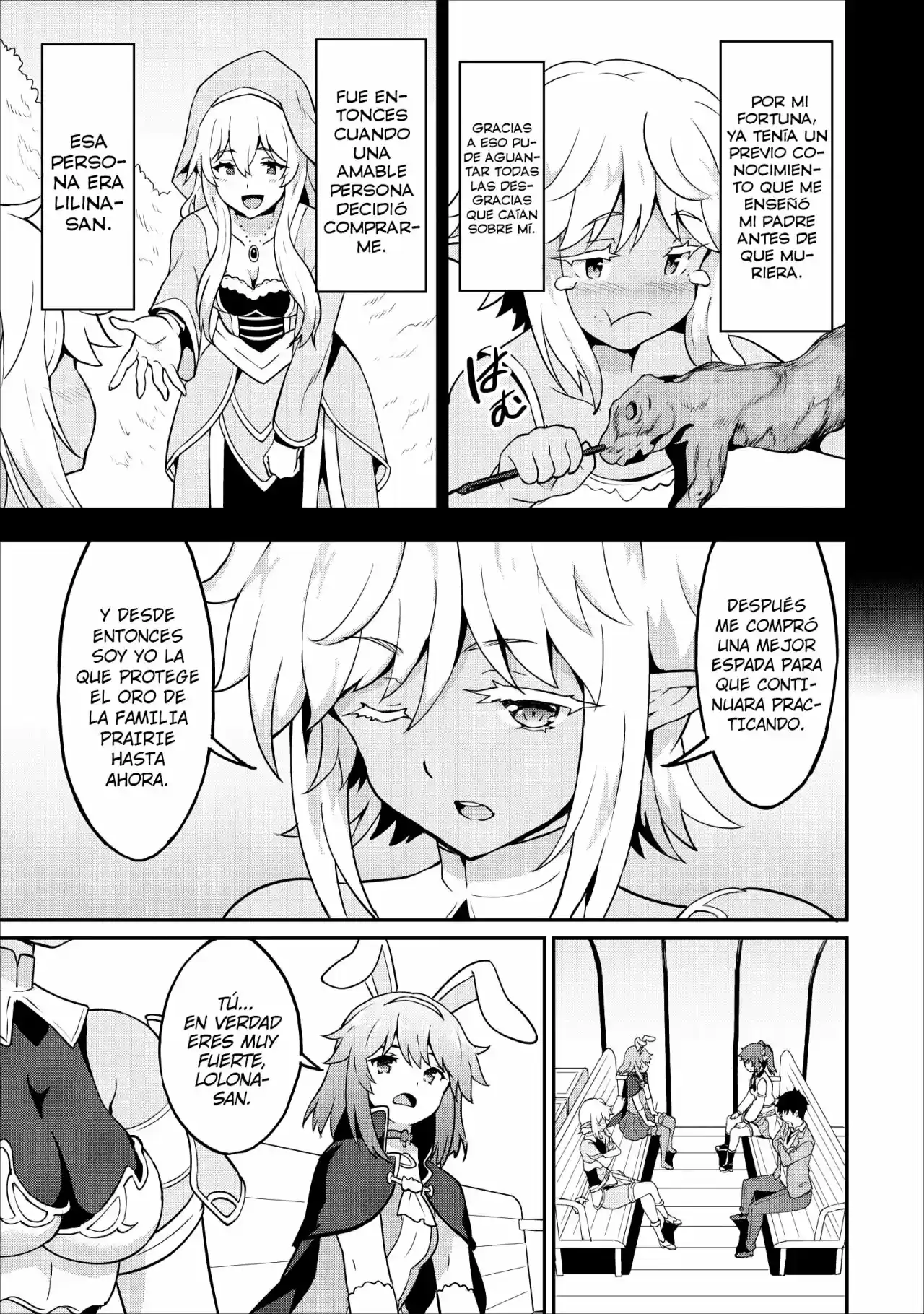 LEVEL UP JUST BY EATING! ~I'M PEERLESS IN ANOTHER WORLD WITH A USELESS GODDESS~ - Capítulo 13 - Página 22 - LectorTMOo