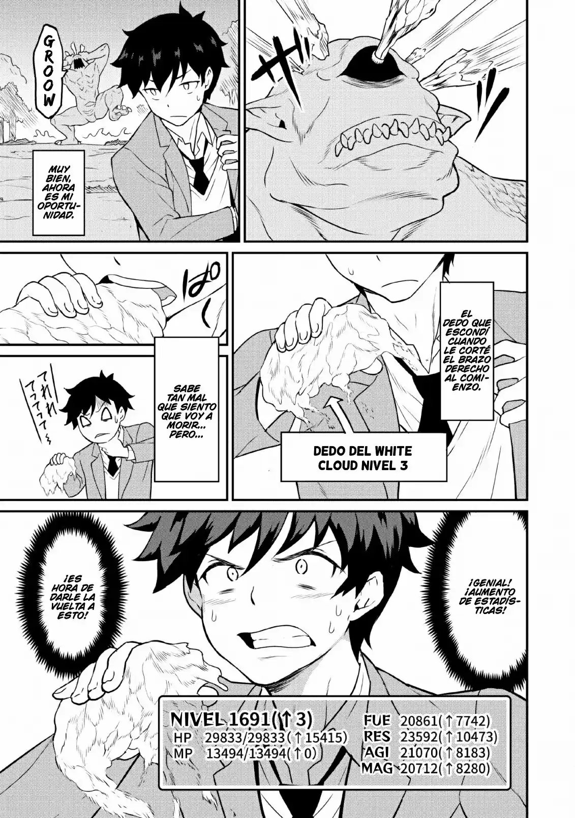 LEVEL UP JUST BY EATING! ~I'M PEERLESS IN ANOTHER WORLD WITH A USELESS GODDESS~ - Capítulo 16 - Página 15 - LectorTMOo