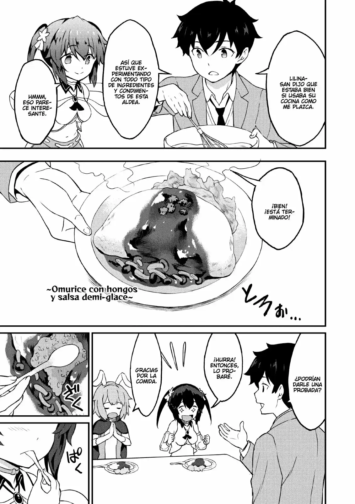 LEVEL UP JUST BY EATING! ~I'M PEERLESS IN ANOTHER WORLD WITH A USELESS GODDESS~ - Capítulo 17 - Página 16 - LectorTMOo
