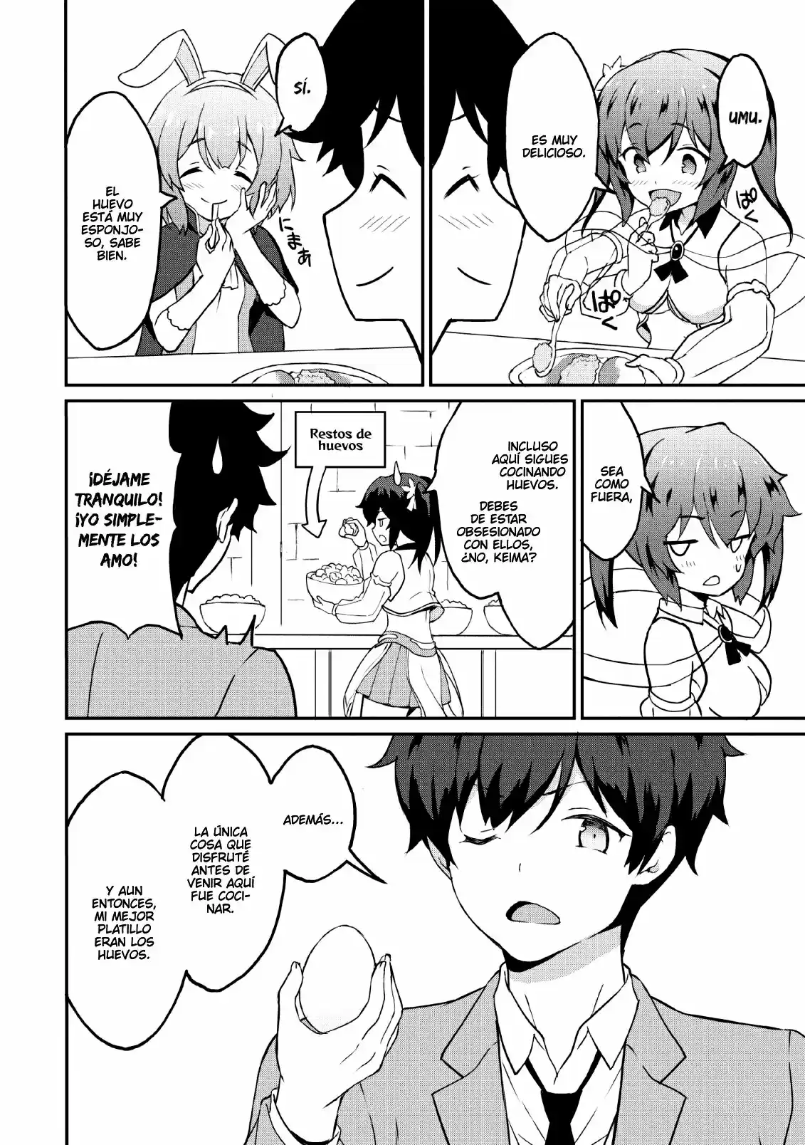LEVEL UP JUST BY EATING! ~I'M PEERLESS IN ANOTHER WORLD WITH A USELESS GODDESS~ - Capítulo 17 - Página 17 - LectorTMOo