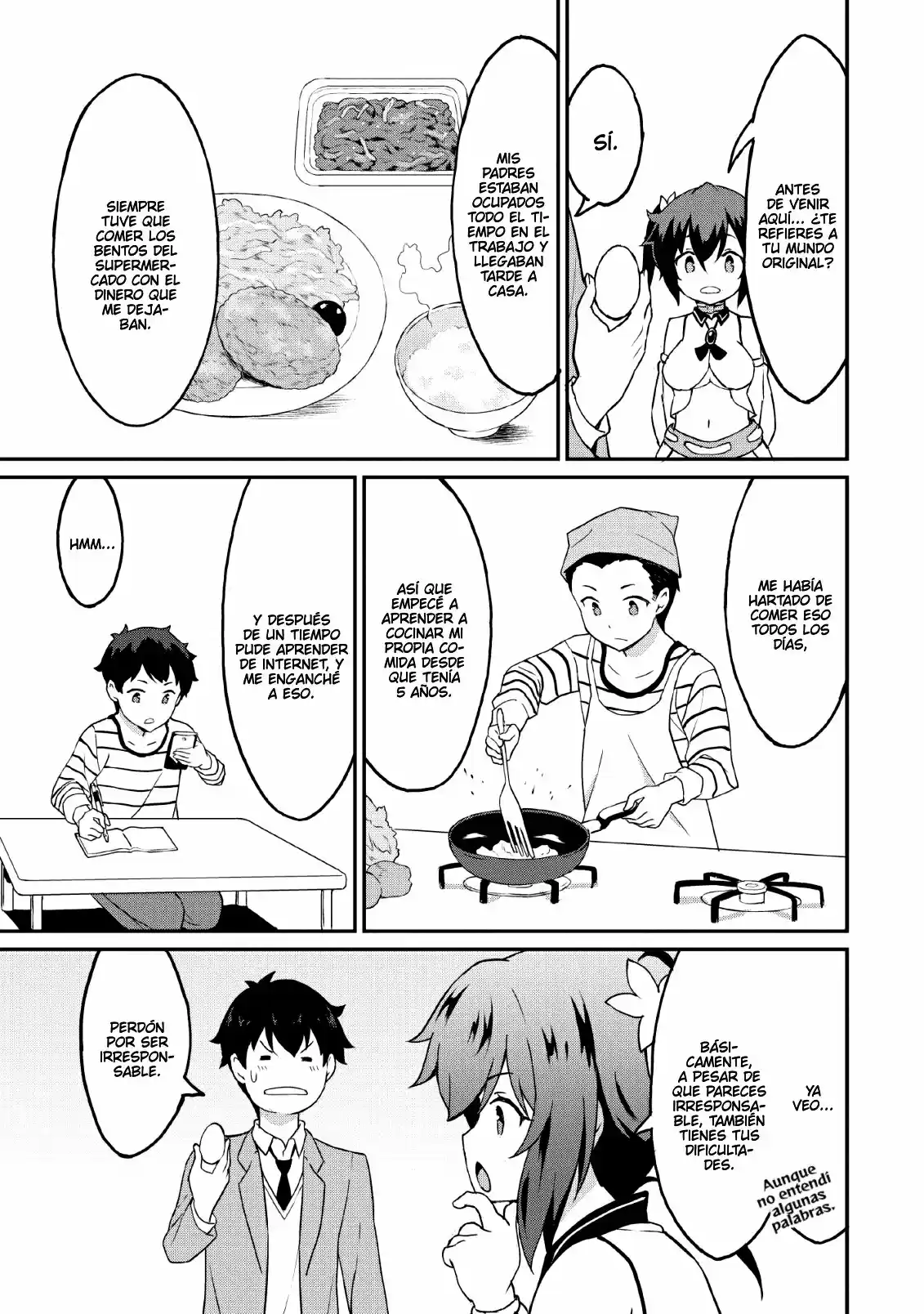 LEVEL UP JUST BY EATING! ~I'M PEERLESS IN ANOTHER WORLD WITH A USELESS GODDESS~ - Capítulo 17 - Página 18 - LectorTMOo