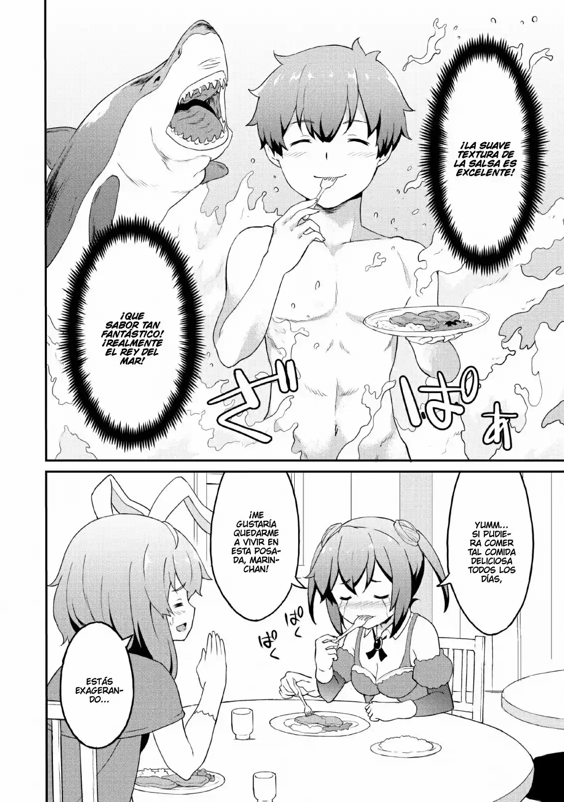 LEVEL UP JUST BY EATING! ~I'M PEERLESS IN ANOTHER WORLD WITH A USELESS GODDESS~ - Capítulo 19 - Página 27 - LectorTMOo
