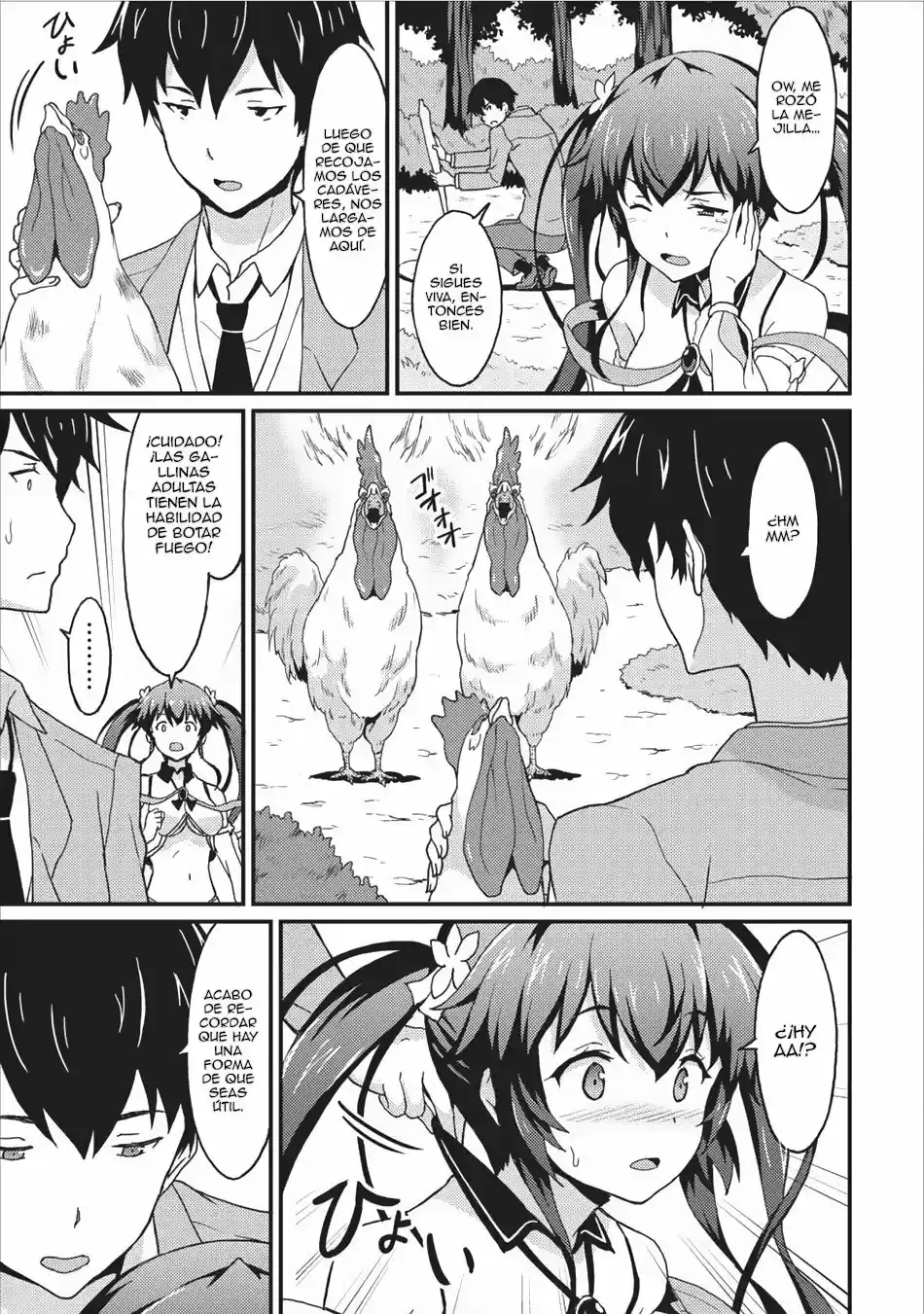LEVEL UP JUST BY EATING! ~I'M PEERLESS IN ANOTHER WORLD WITH A USELESS GODDESS~ - Capítulo 2 - Página 9 - LectorTMOo