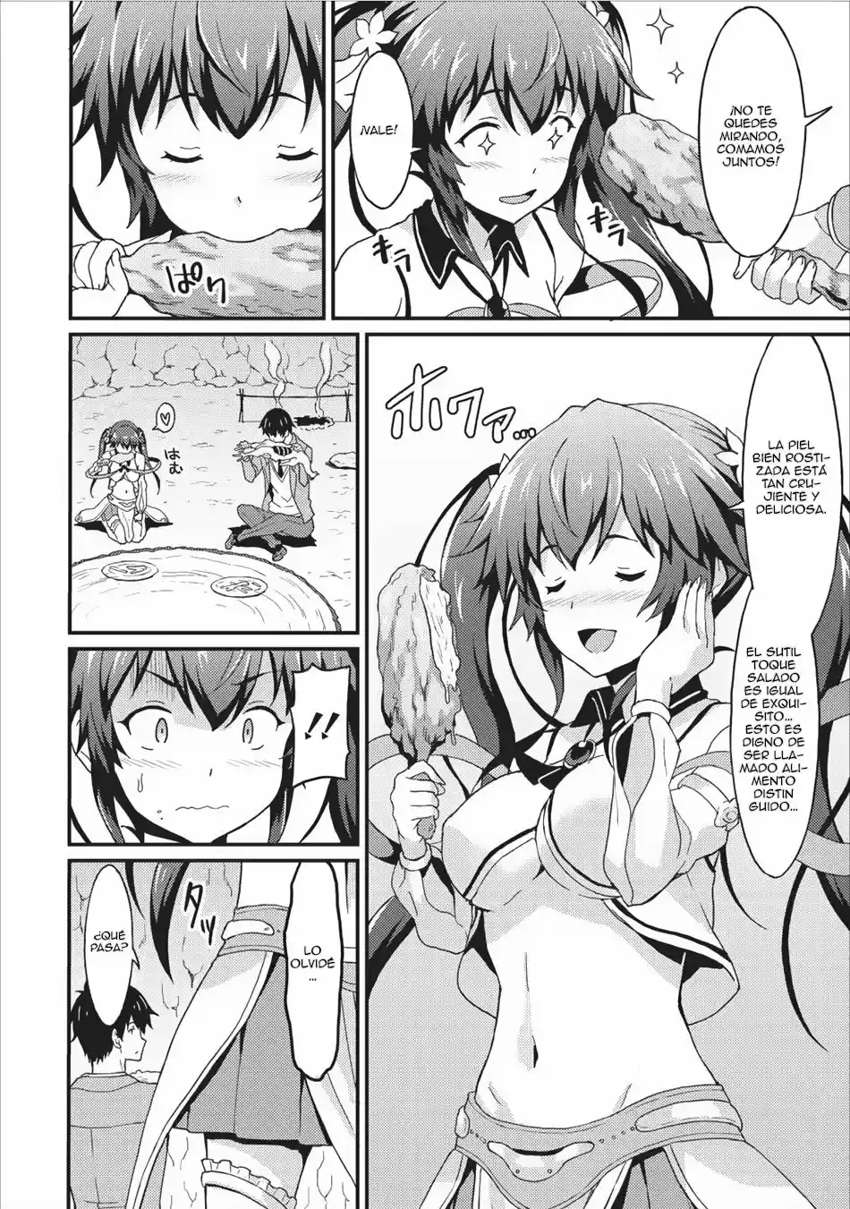 LEVEL UP JUST BY EATING! ~I'M PEERLESS IN ANOTHER WORLD WITH A USELESS GODDESS~ - Capítulo 2 - Página 16 - LectorTMOo