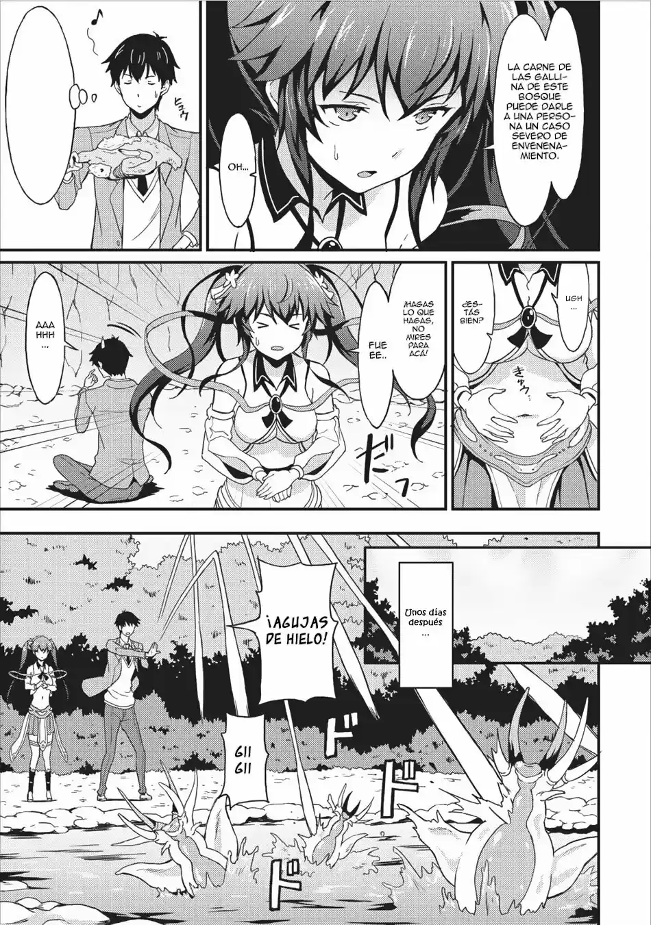LEVEL UP JUST BY EATING! ~I'M PEERLESS IN ANOTHER WORLD WITH A USELESS GODDESS~ - Capítulo 2 - Página 17 - LectorTMOo