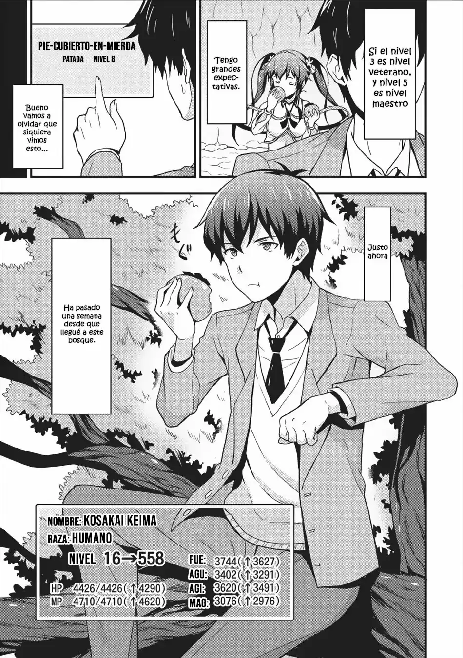 LEVEL UP JUST BY EATING! ~I'M PEERLESS IN ANOTHER WORLD WITH A USELESS GODDESS~ - Capítulo 2 - Página 23 - LectorTMOo