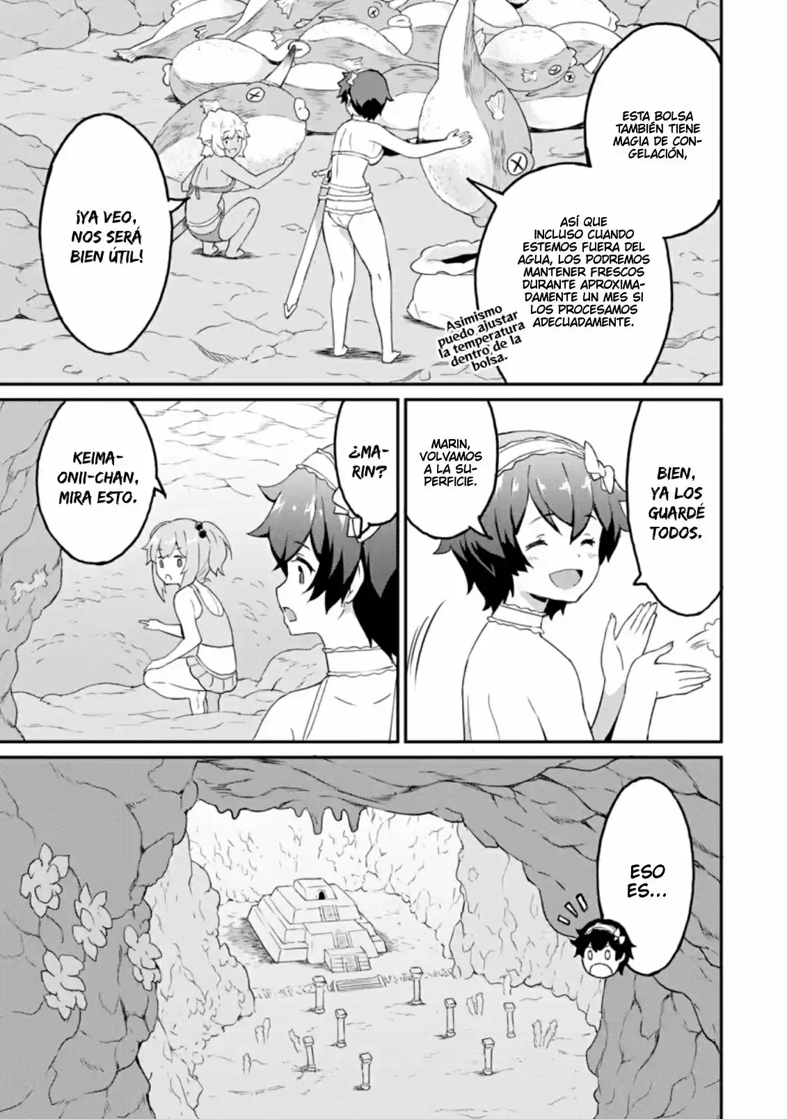 LEVEL UP JUST BY EATING! ~I'M PEERLESS IN ANOTHER WORLD WITH A USELESS GODDESS~ - Capítulo 21 - Página 18 - LectorTMOo