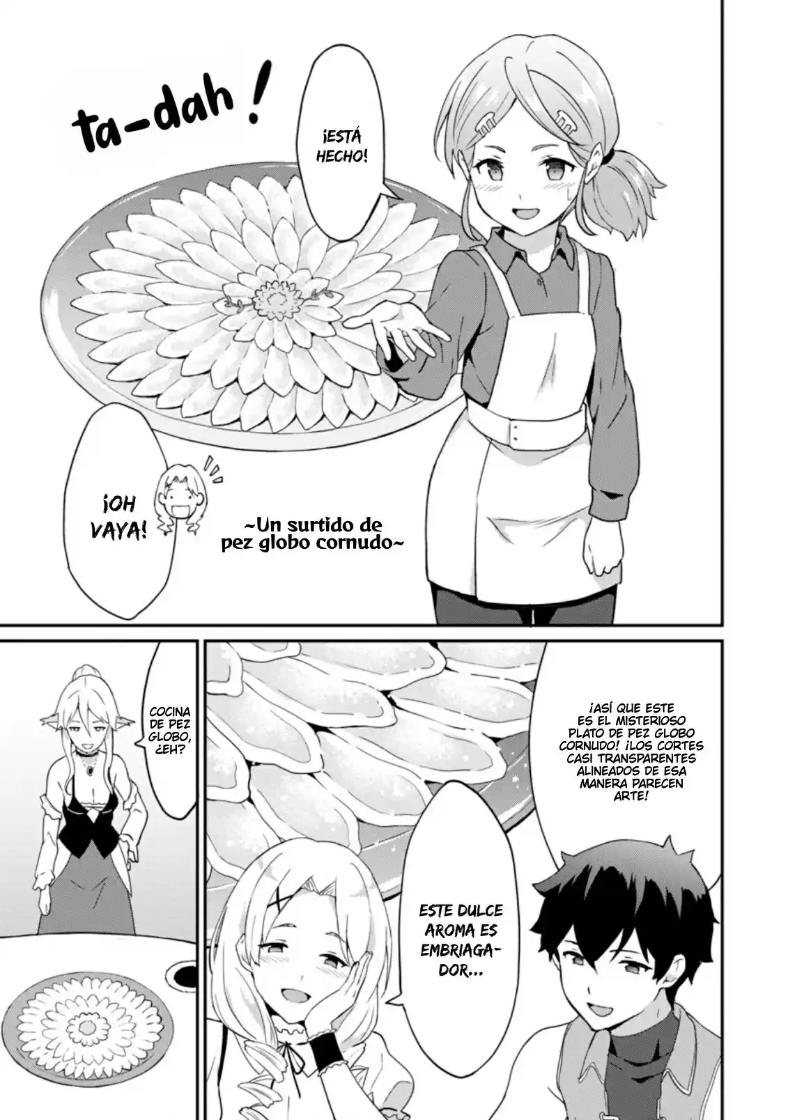 LEVEL UP JUST BY EATING! ~I'M PEERLESS IN ANOTHER WORLD WITH A USELESS GODDESS~ - Capítulo 22 - Página 12 - LectorTMOo